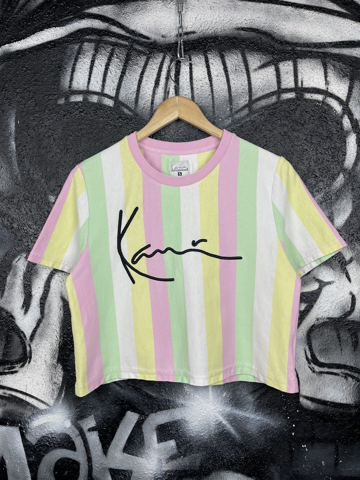 Karl Kani Karl Kani Stripe Cropped T- Shirt Women’s Size S Size S / US 4 / IT 40 - 2 Thumbnail