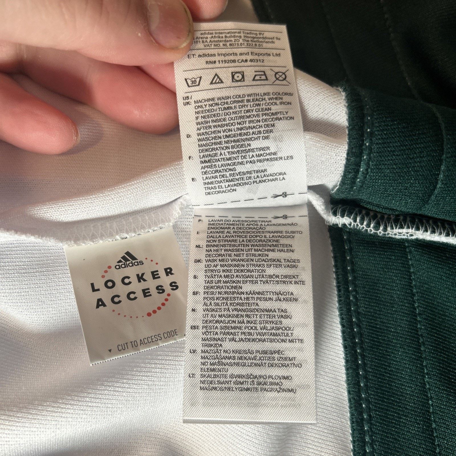 Adidas Adidas Minnesota Wild Climalite Jersey Size 46 Fight Strap Size US M / EU 48-50 / 2 - 7 Thumbnail