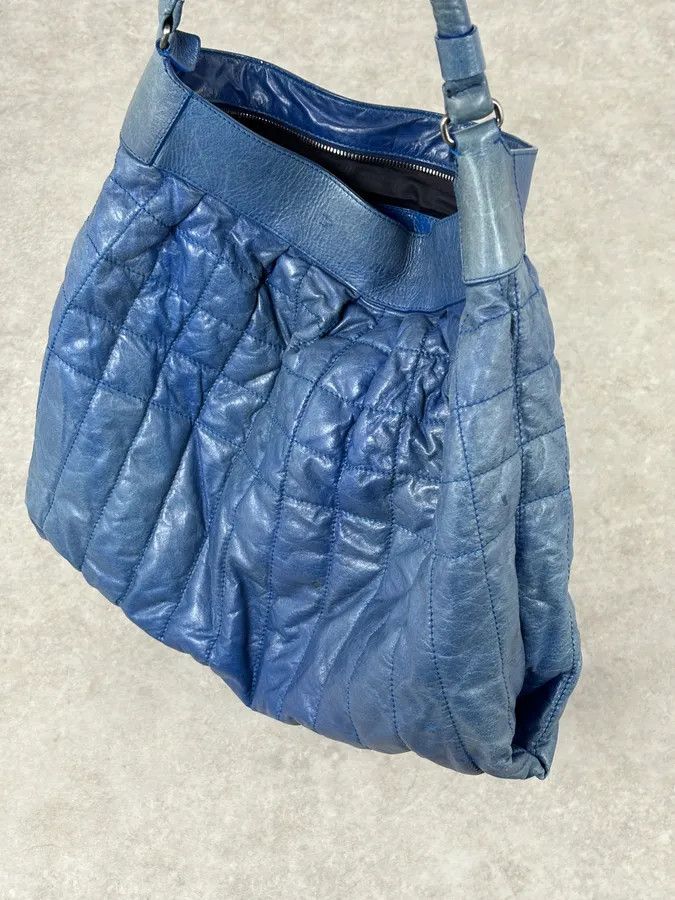 Jil Sander Jil Sander Blue Leather Handle Bag Size ONE SIZE - 9 Thumbnail