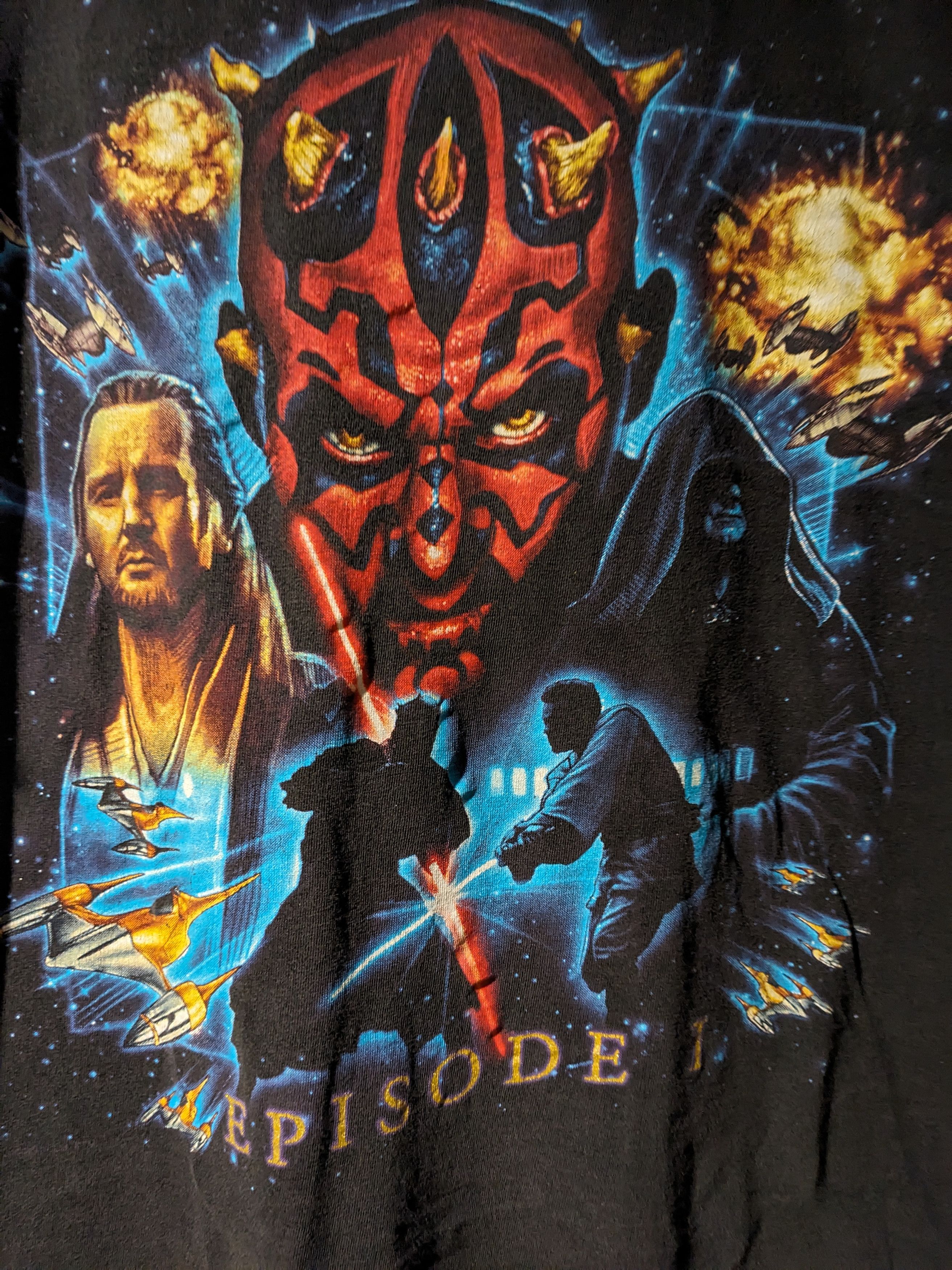 Vintage Vintage 1999 Star Wars Episode 1 Movie Promo Large T-Shirt Size US L / EU 52-54 / 3 - 2 Thumbnail
