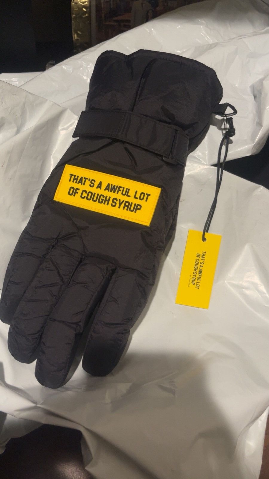 Awful Lot of Cough Syrup AWFUL LOTTA COUGH SYRUP GLOVES (Brand New) Size ONE SIZE - 1 Thumbnail