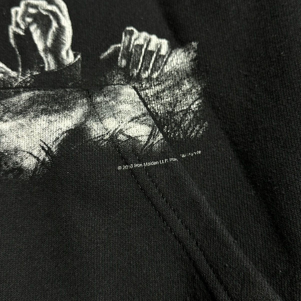 Iron Maiden × Vintage Iron Maiden Vintage Fullprint Zip Hoodie XL Nobody Win Fight Size US XL / EU 56 / 4 - 4 Thumbnail