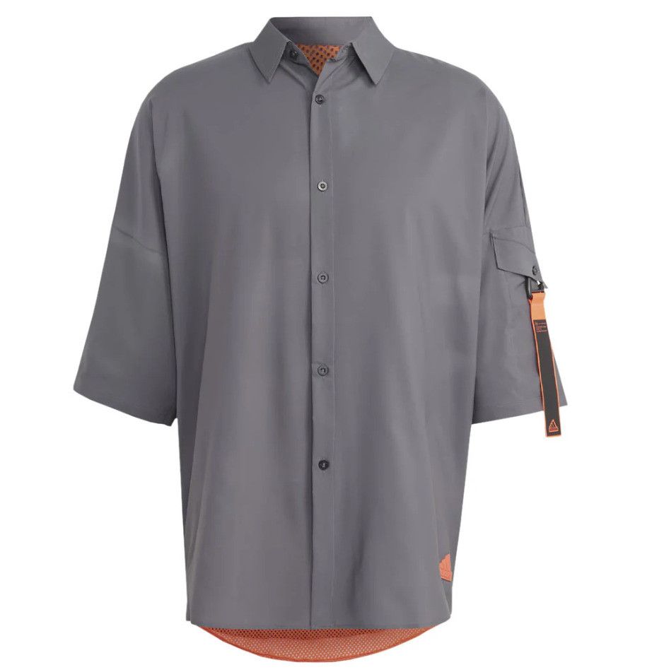 Adidas Adidas IC6739 City Escape Premium Shirt Grey/Orange ( L ) Size US L / EU 52-54 / 3 - 3 Thumbnail