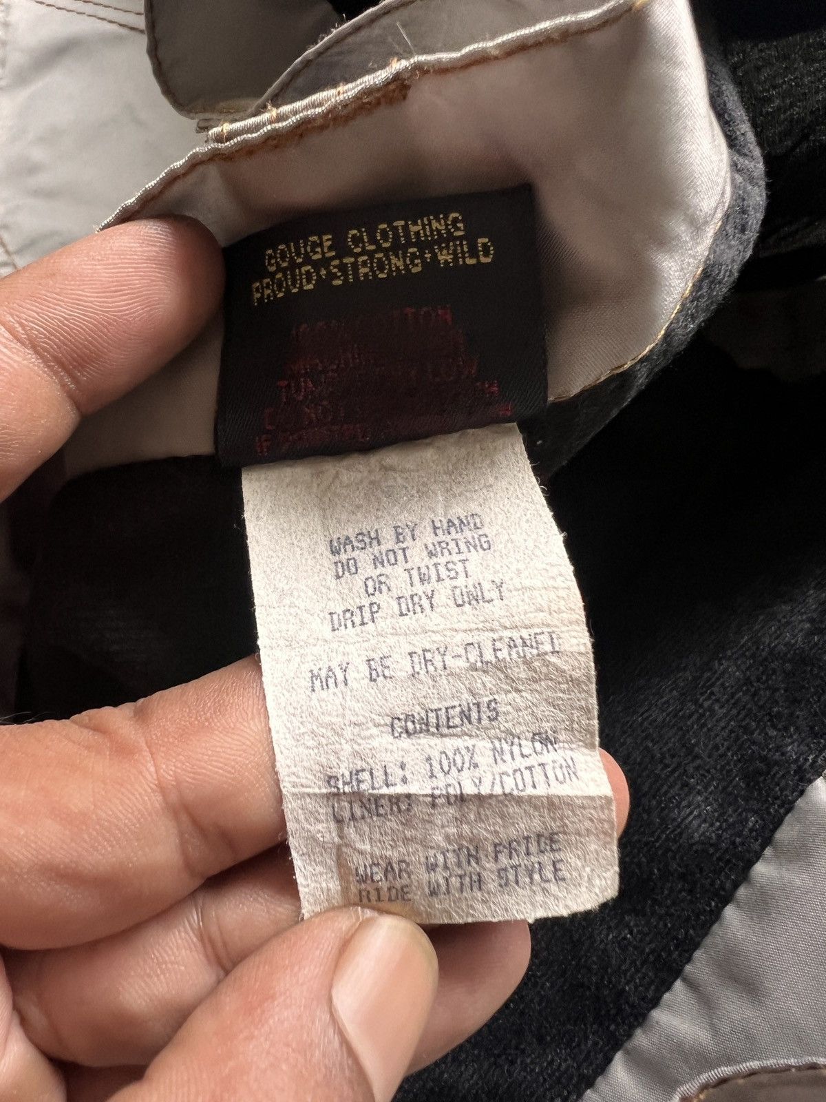Other Vtg Gouge Skateboards Mase in USA Baggy Wide Pants Size US 36 / EU 52 - 11 Thumbnail