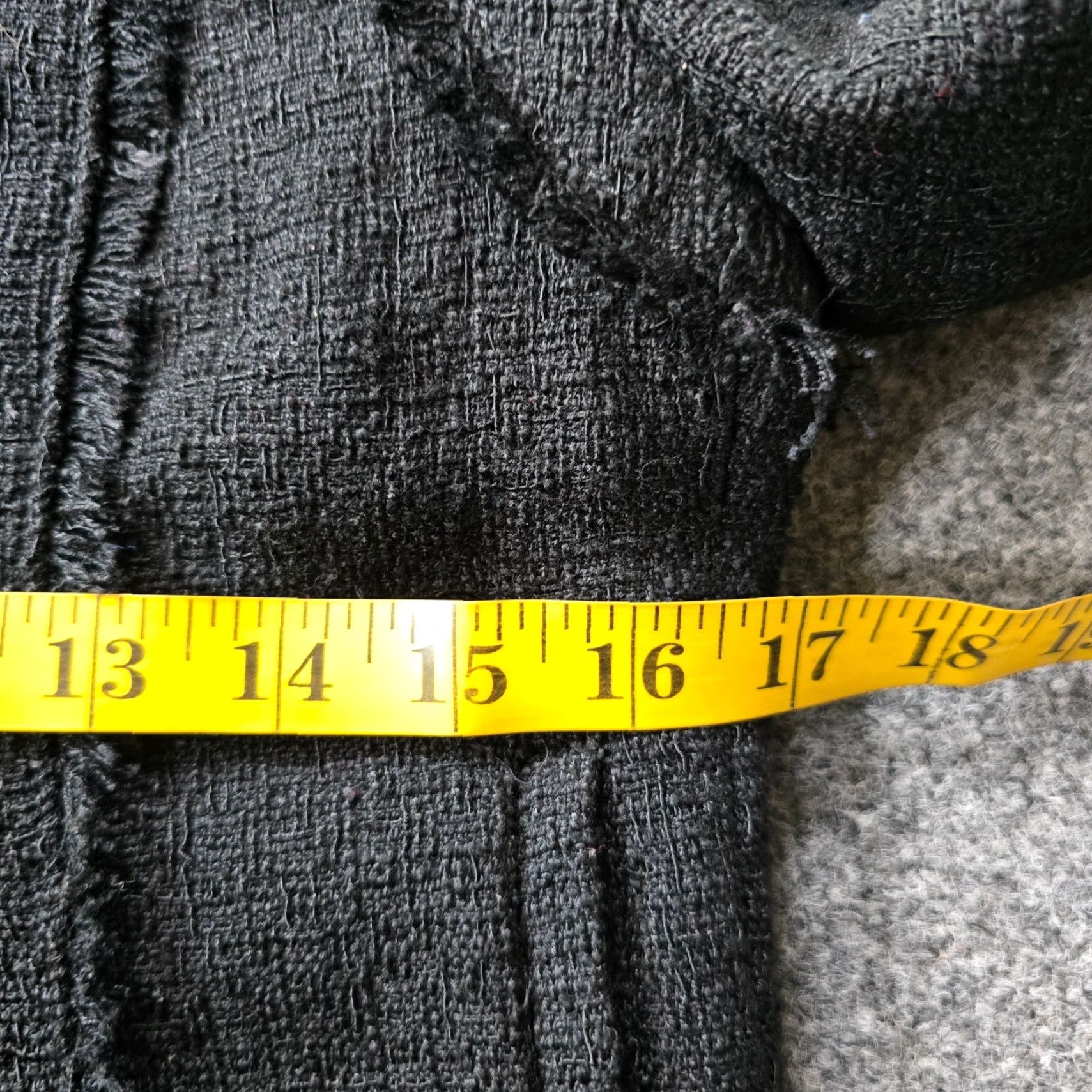 Banana Republic Banana Republic Jacket Womens Size 4 Black Tweed Raw Hem Capsule Career Neutral Size S / US 4 / IT 40 - 5 Thumbnail