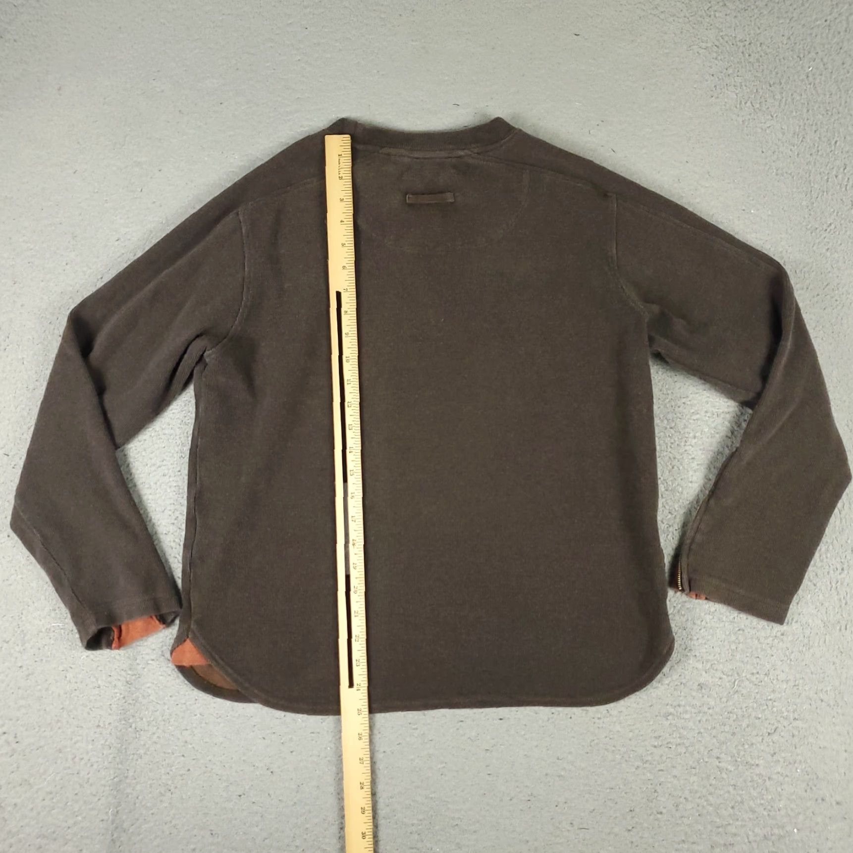 Robert Graham Robert Graham Sweater Mens Medium Brown Casual Pullover Knit Mock Neck Long Sleeve Size US M / EU 48-50 / 2 - 5 Thumbnail
