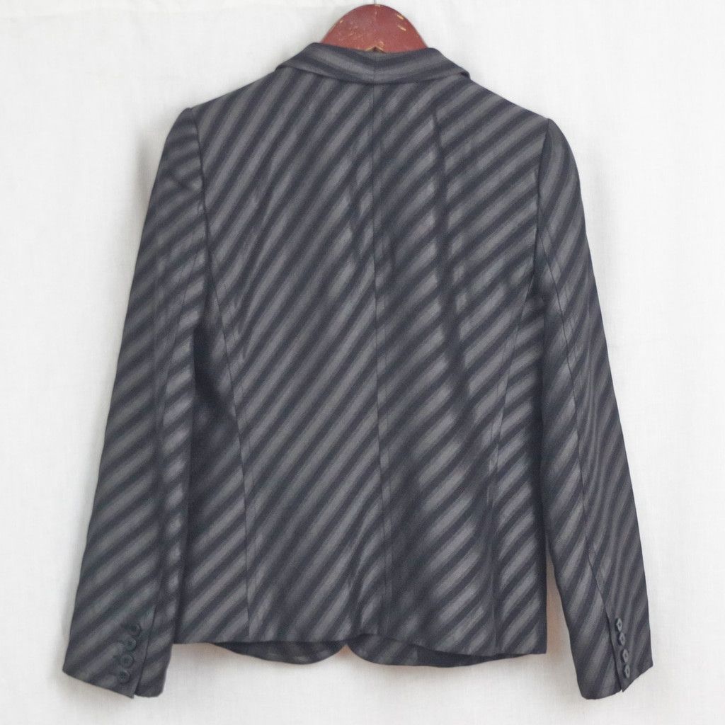 Armani Collezioni Armani Collezioni Vertical Stripe Ladies' Blazer Size 10 Size L / US 10 / IT 46 - 9 Thumbnail