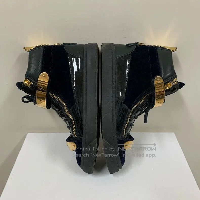 Other Giuseppe Zanotti High-Top Sneakers in Black. Size US 7 / IT 37 - 4 Thumbnail