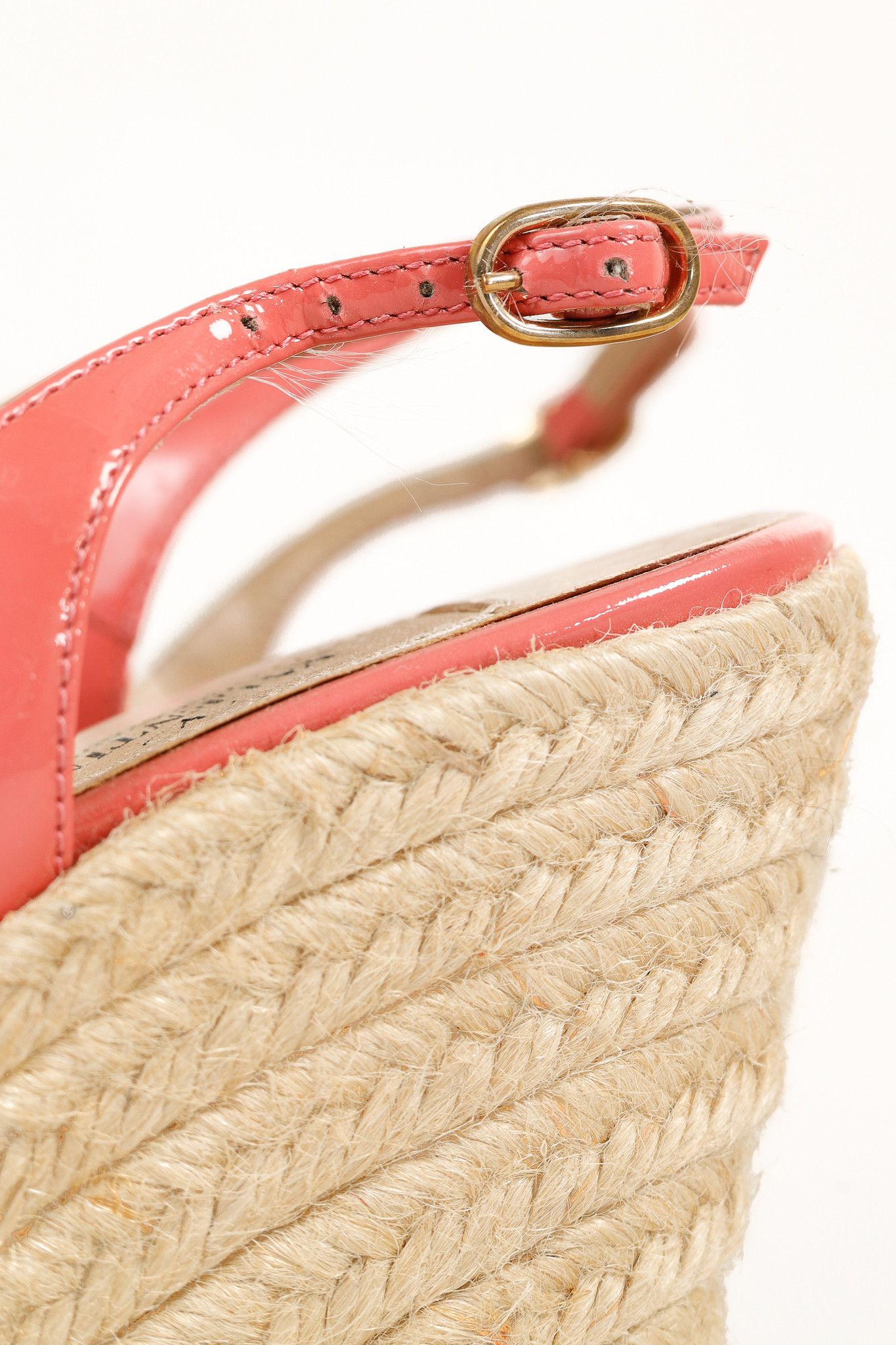 Valentino Valentino Garavani Patent Bow Slingback Espadrille Wedges Size US 7.5 / IT 37.5 - 8 Thumbnail