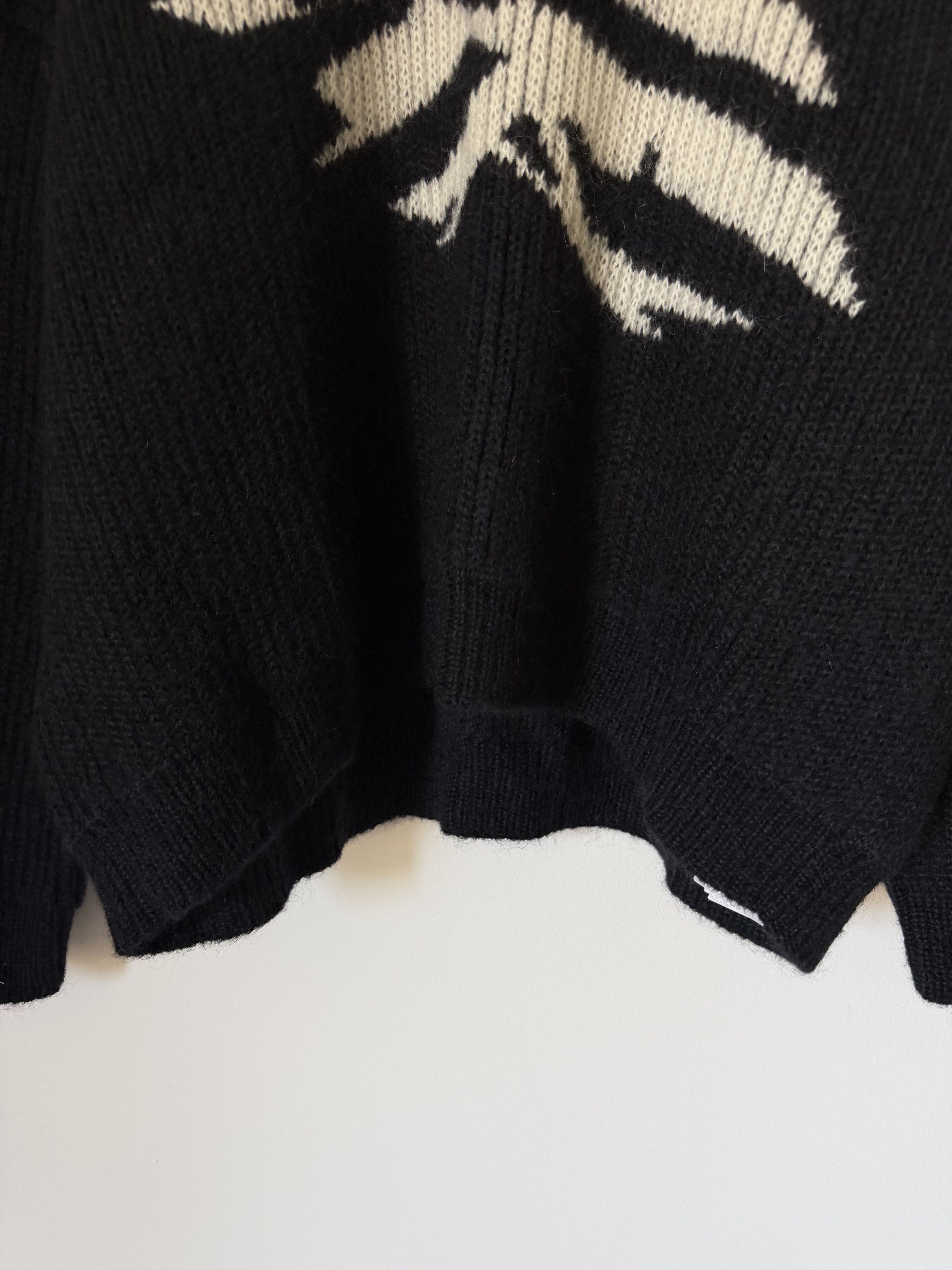 Celine Celine Boxy Flag Mohair Sweater in Black Size US L / EU 52-54 / 3 - 3 Thumbnail