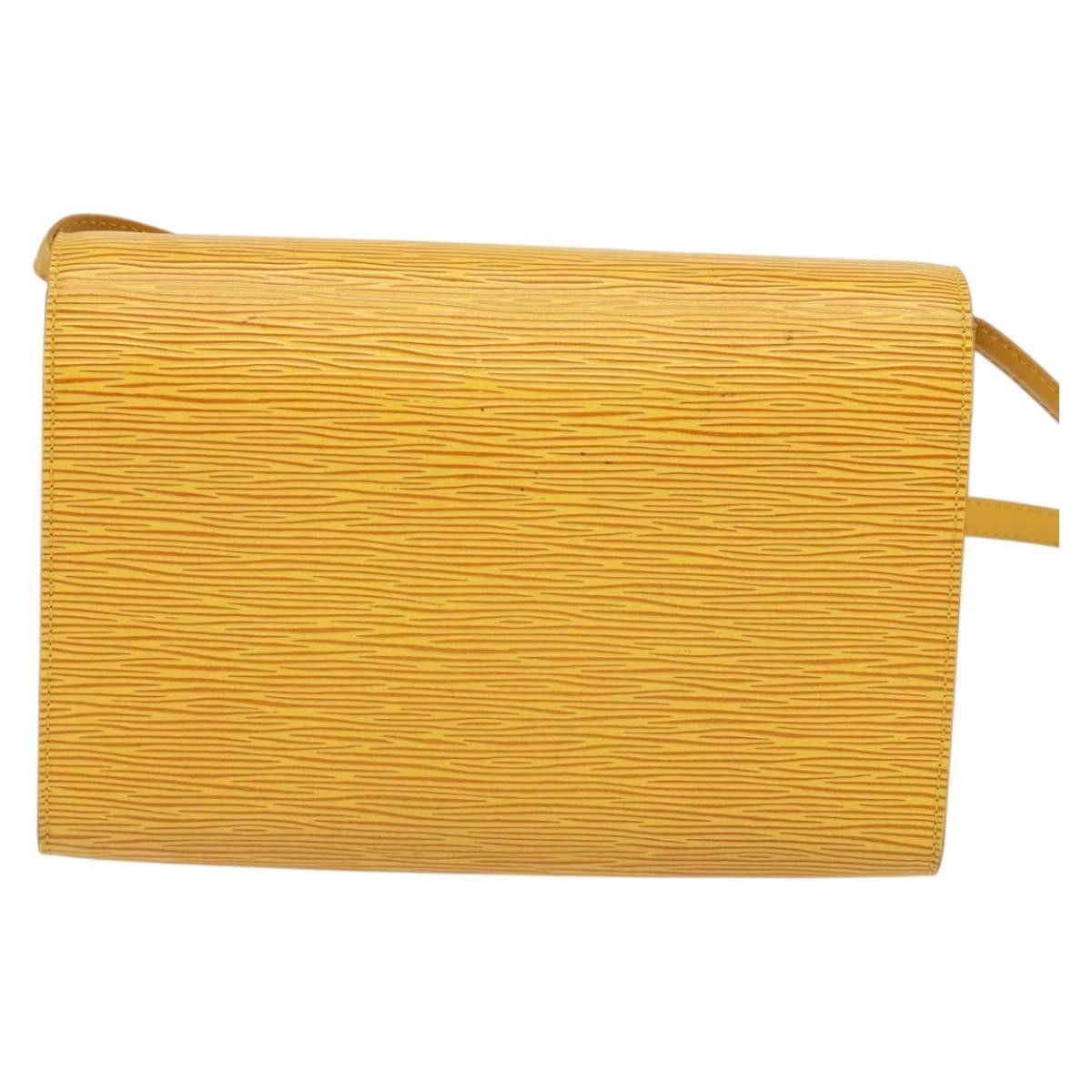LOUIS VUITTON Epi Arsch Shoulder Bag Yellow M52579