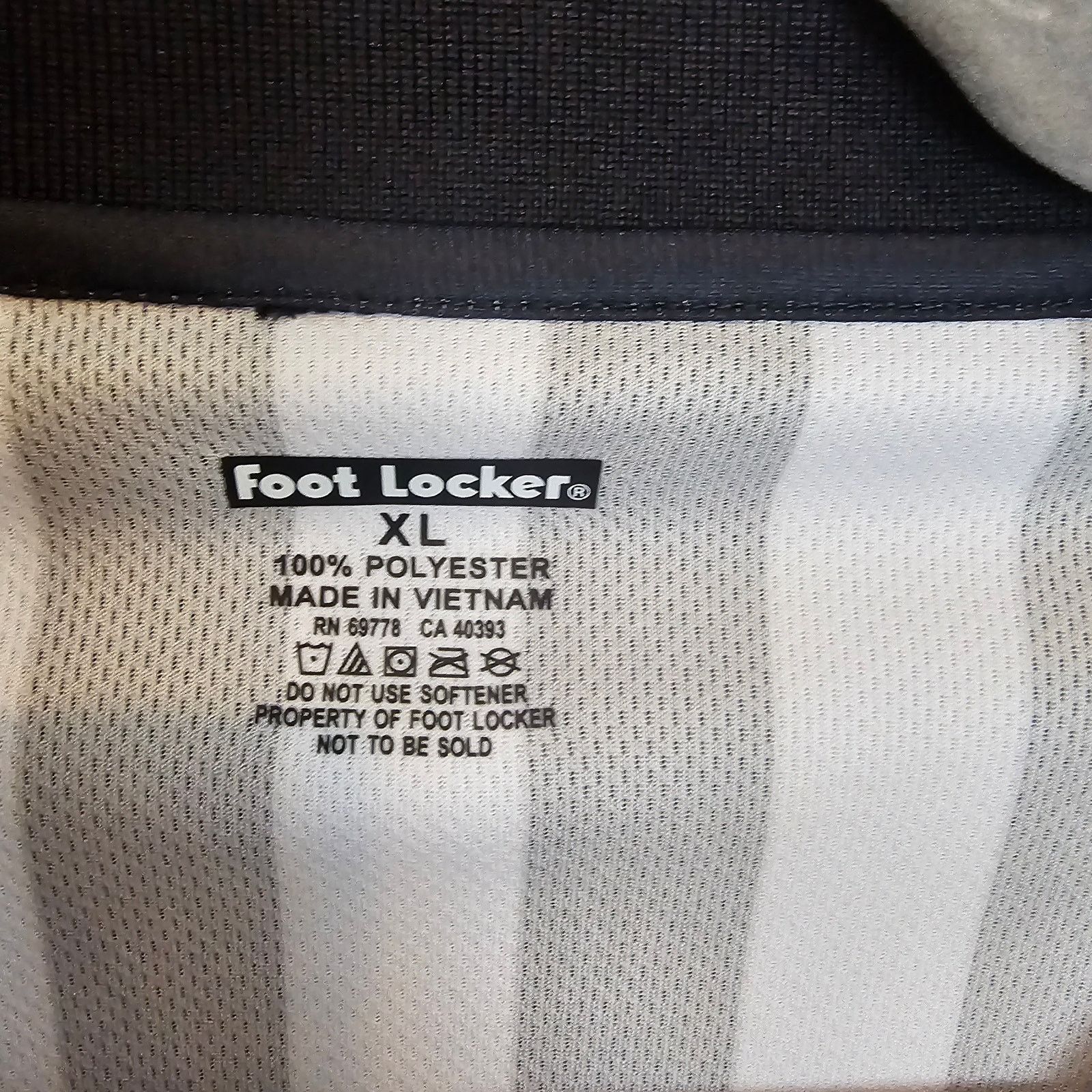 Foot Locker Foot Locker Mens Striped Referee Polo Shirt Sz XL Sporty Size US XL / EU 56 / 4 - 8 Thumbnail