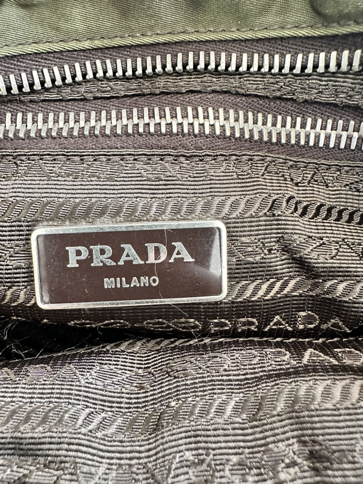 Prada PRADA Tessuto Nylon Flat Messenger Bag Green Size ONE SIZE - 7 Thumbnail