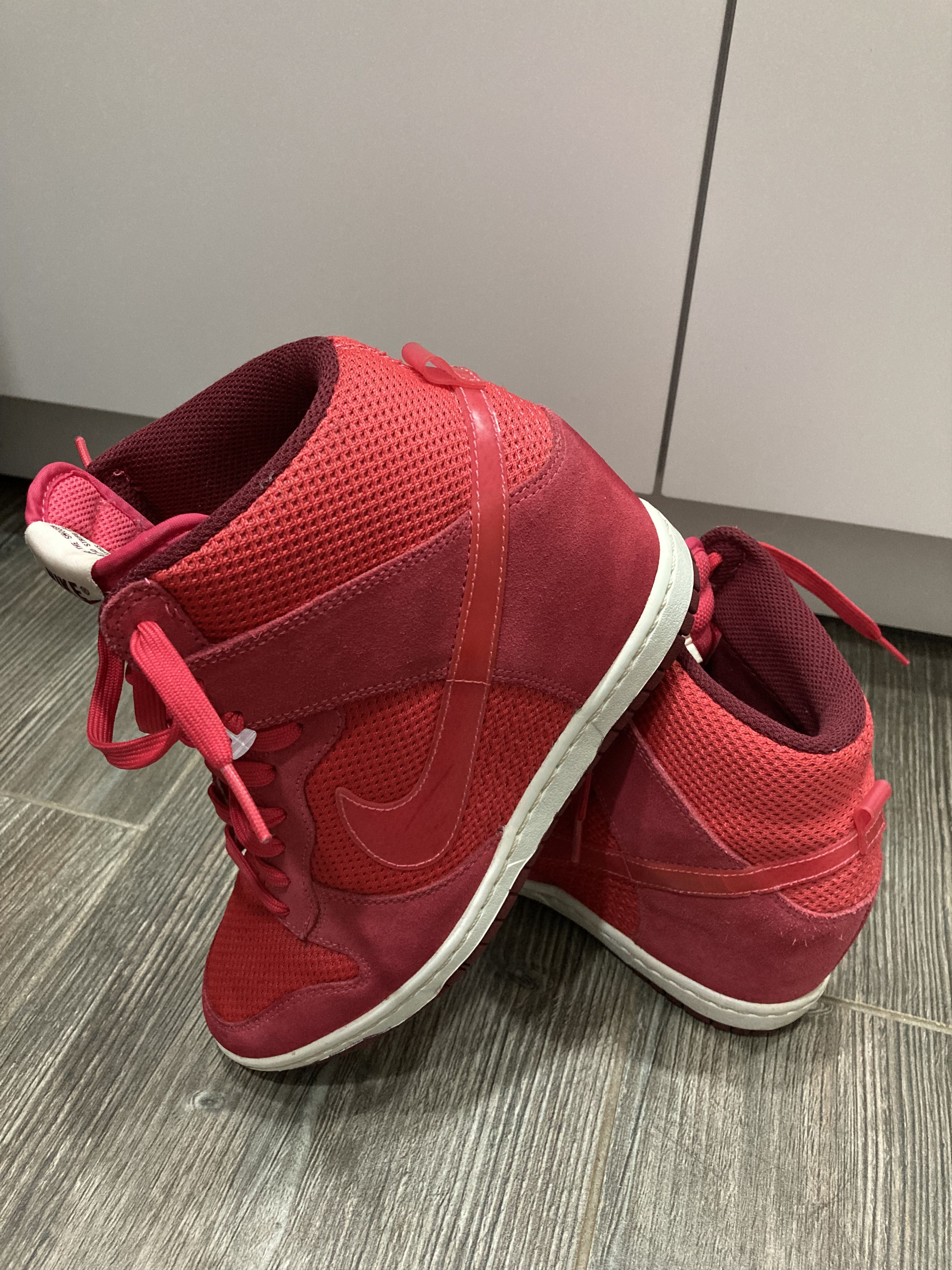 Nike Nike 2013 Dunk Sky High Hidden Wedge Сoral red Size US 8 / IT 38 - 6 Thumbnail