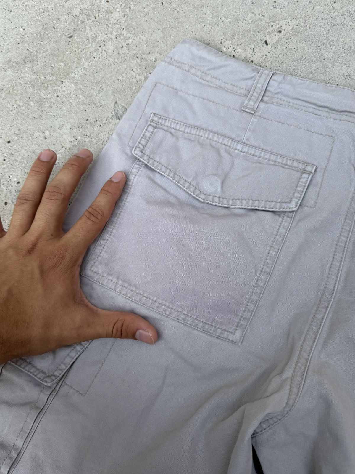 Alpha Industries VINTAGE ALPHA INDUSTRIES CARGO SHORTS US ARMY Size US 32 / EU 48 - 11 Thumbnail
