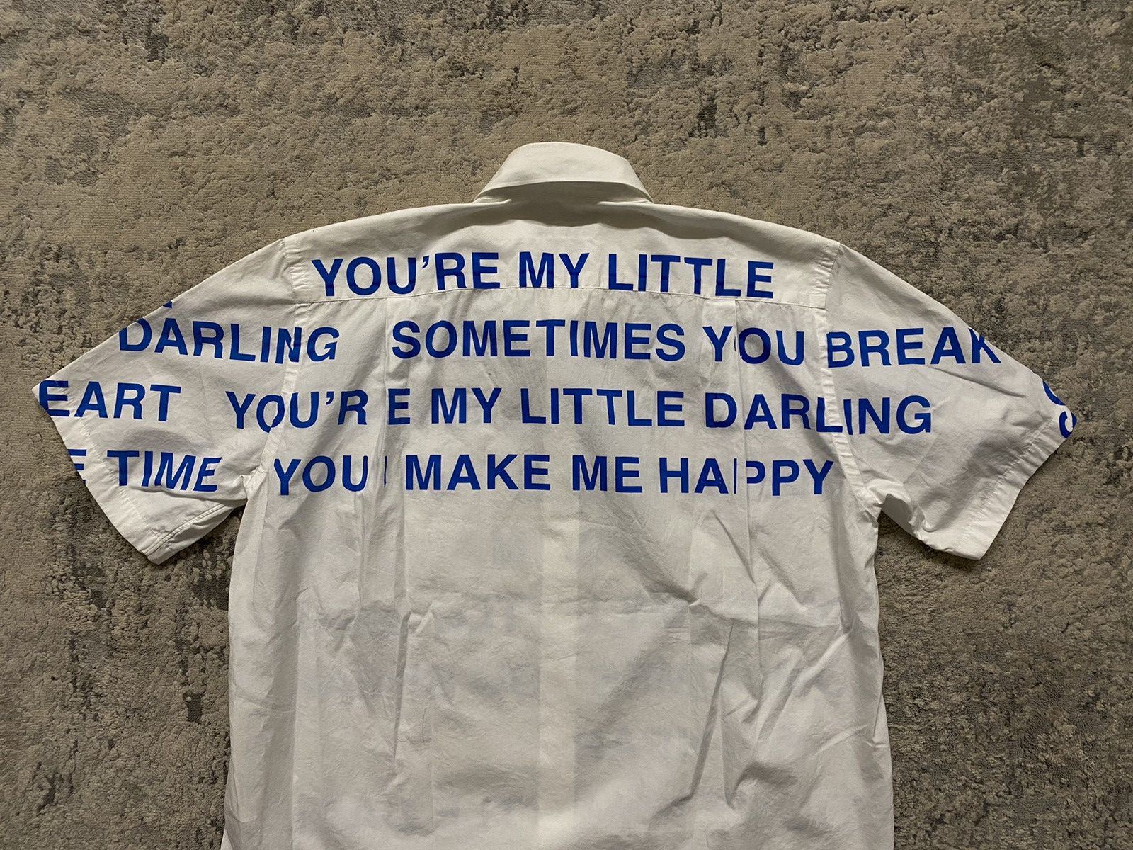 Junya Watanabe SS02 Poem Button Up "You're My Little Darling" Size US M / EU 48-50 / 2 - 7 Thumbnail