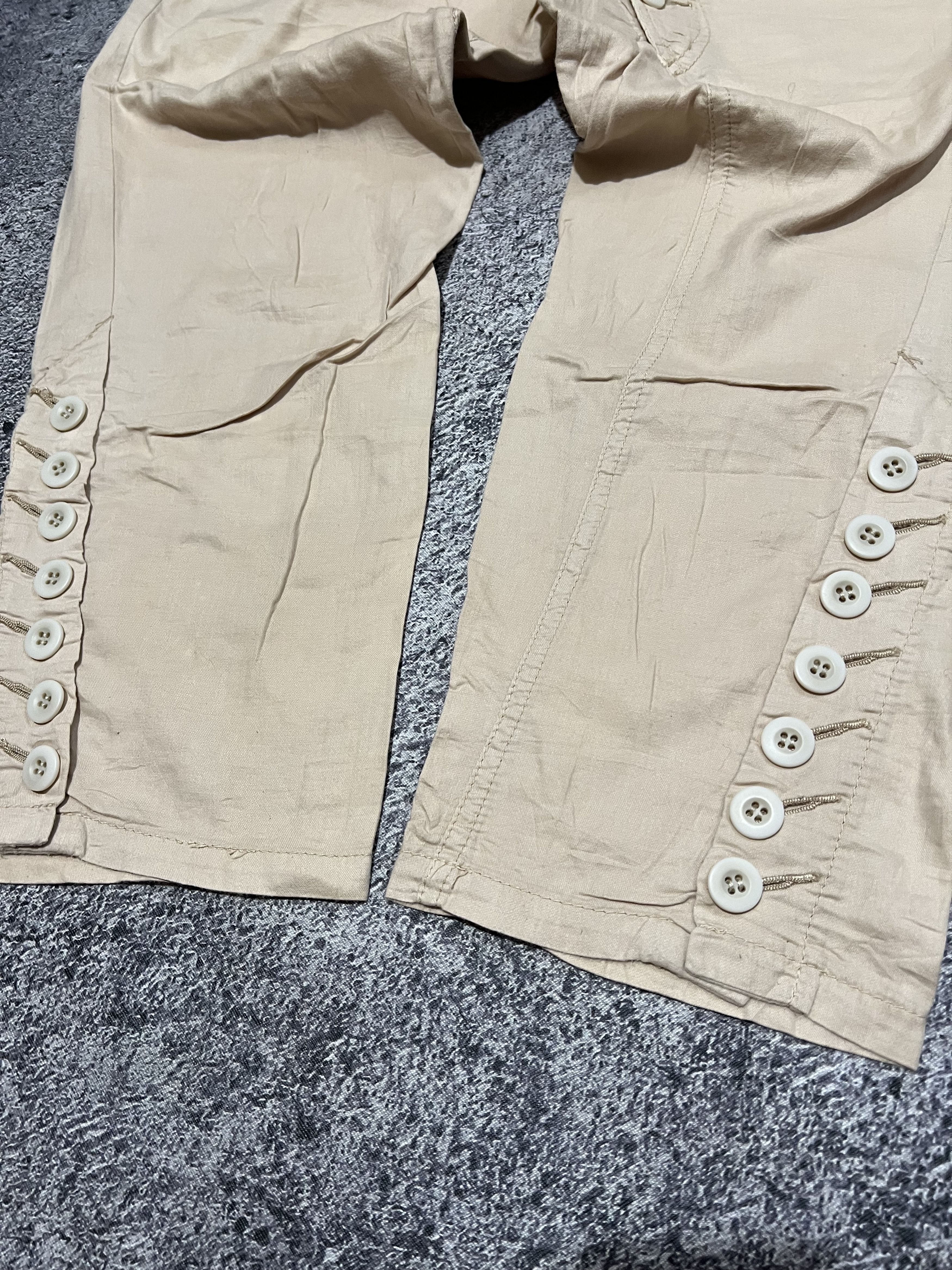 Issey Miyake 2000s Zucca Belted and Buttoned Asymmetric Pants Size US 30 / EU 46 - 3 Thumbnail