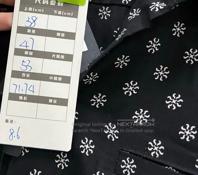 Saint Laurent Paris Saint Laurent Floral Polka Dot Shirt. Size US M / EU 48-50 / 2 - 4 Thumbnail