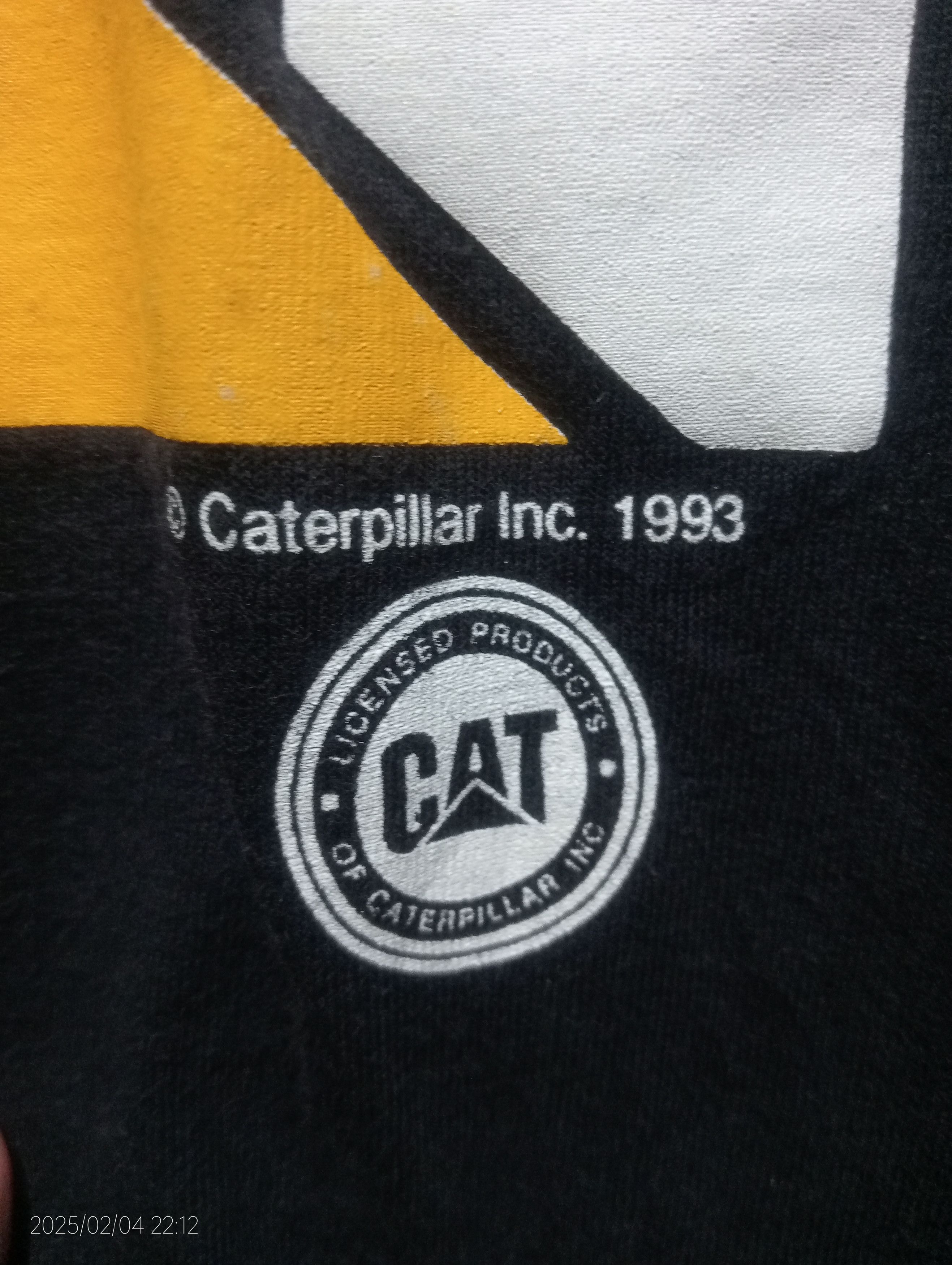 Caterpillar Vintage 1993 Single Stitch Caterpillar Tee USA Very Rare Size US M / EU 48-50 / 2 - 2 Thumbnail