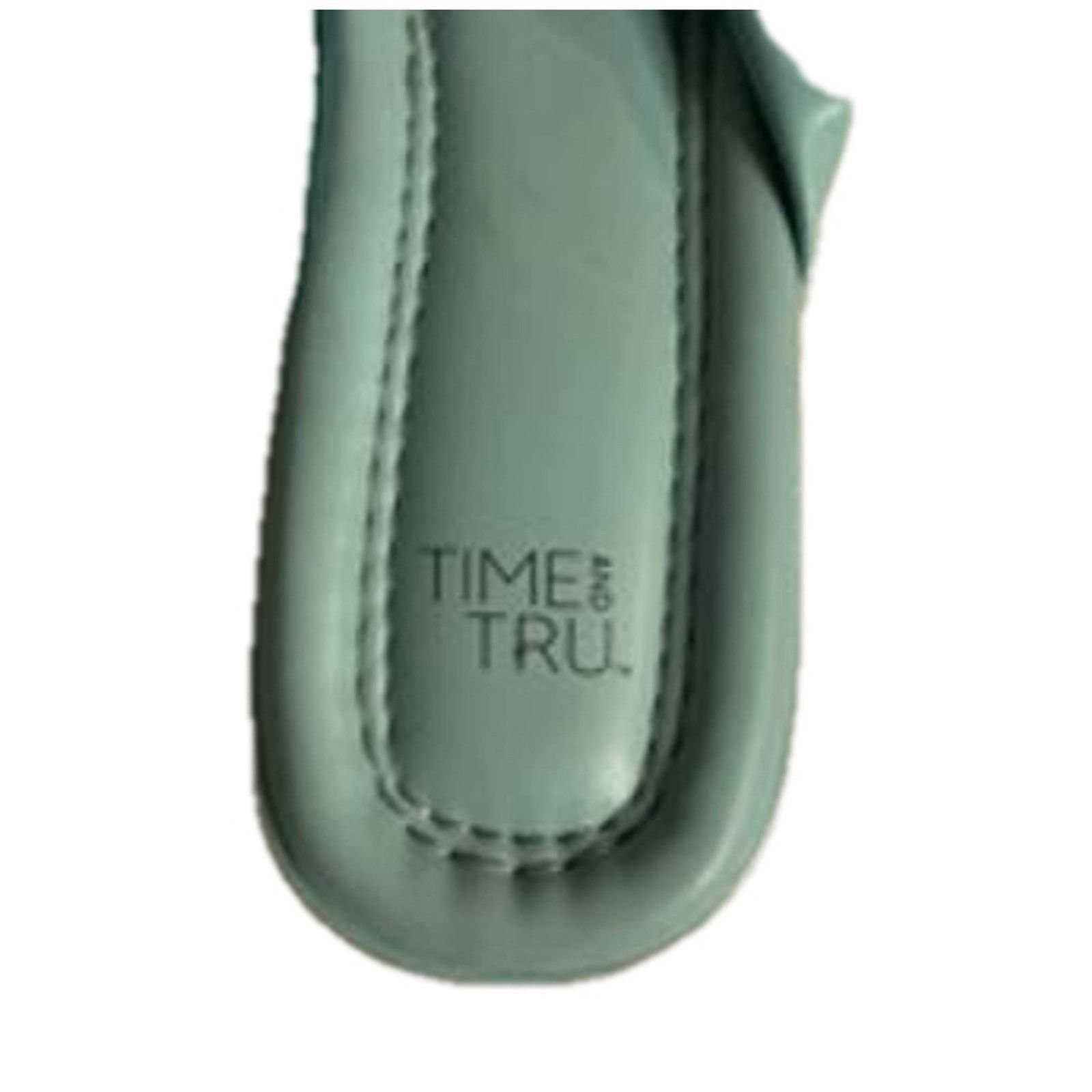 Other Minimalist Sage Green Knot Slide Sandals Time and Tru Size US 8 / IT 38 - 4 Thumbnail