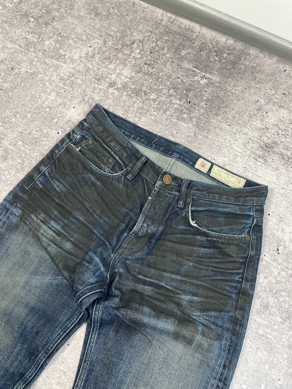 Allsaints Vintage Allsaints Japan Denim Selvage Jeans Painted Y2K Size US 30 / EU 46 - 5 Thumbnail