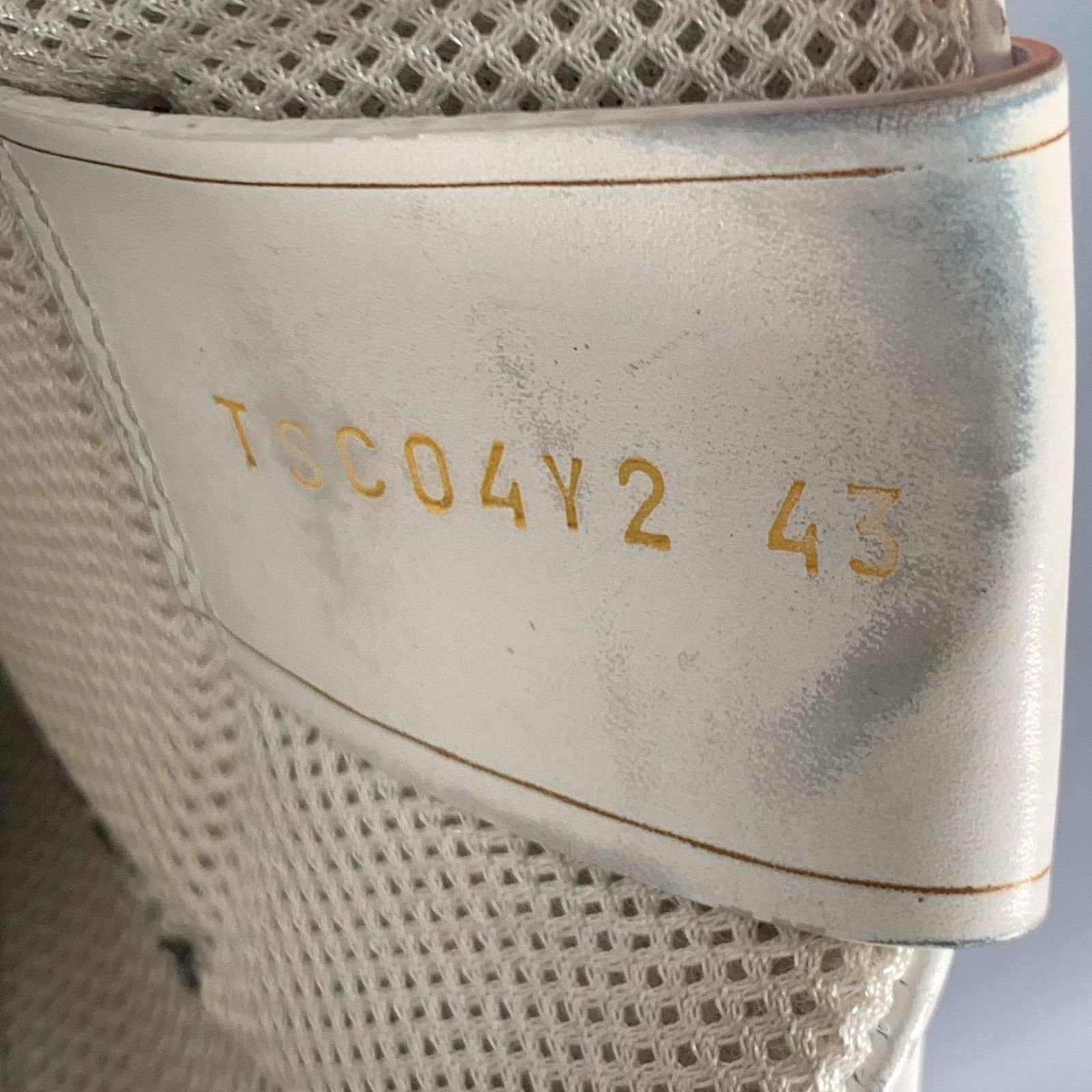 Valentino VALENTINO Size 10 White Perforated Leather Lace-Up Sneakers Size US 10 / EU 43 - 8 Thumbnail