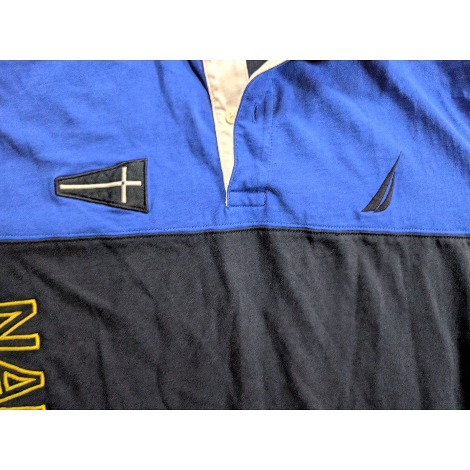 Nautica Nautica Polo Shirt Men XL Colorblock Embroidered Logo Short Sleeve Golf Rugby Classic Size US XL / EU 56 / 4 - 4 Thumbnail