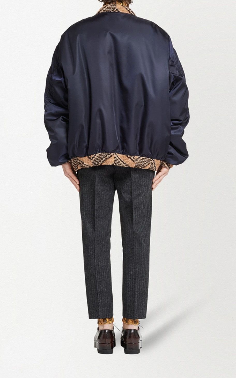 Prada 🔥RUNWAY🔥Prada Re-Nylon Bomber Size US XL / EU 56 / 4 - 5 Thumbnail