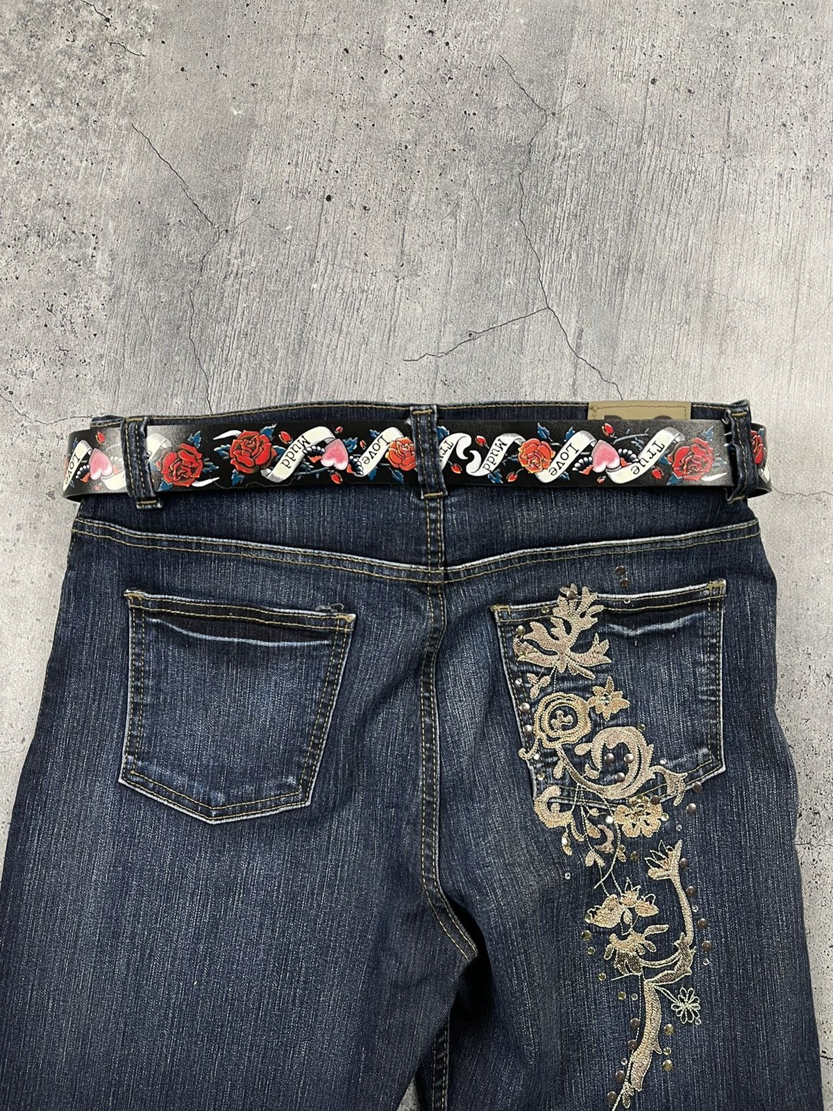 Christian Audigier × Ed Hardy Y2K Ed Hardy by Christian Audigier Style Vintage Belt Size ONE SIZE - 4 Thumbnail