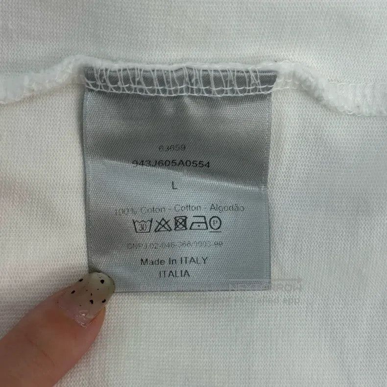 Dior Dior White embroidered logo short sleeves Size US L / EU 52-54 / 3 - 6 Thumbnail