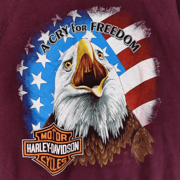 Harley Davidson Vintage 1986 Harley Davidson R.K. Stratman Inc Dennis Dwyer Size US L / EU 52-54 / 3 - 5 Thumbnail