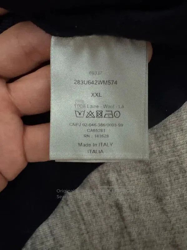 Other Dior Navy Wool Logo Pullover Sweater . Size US XXL / EU 58 / 5 - 4 Thumbnail