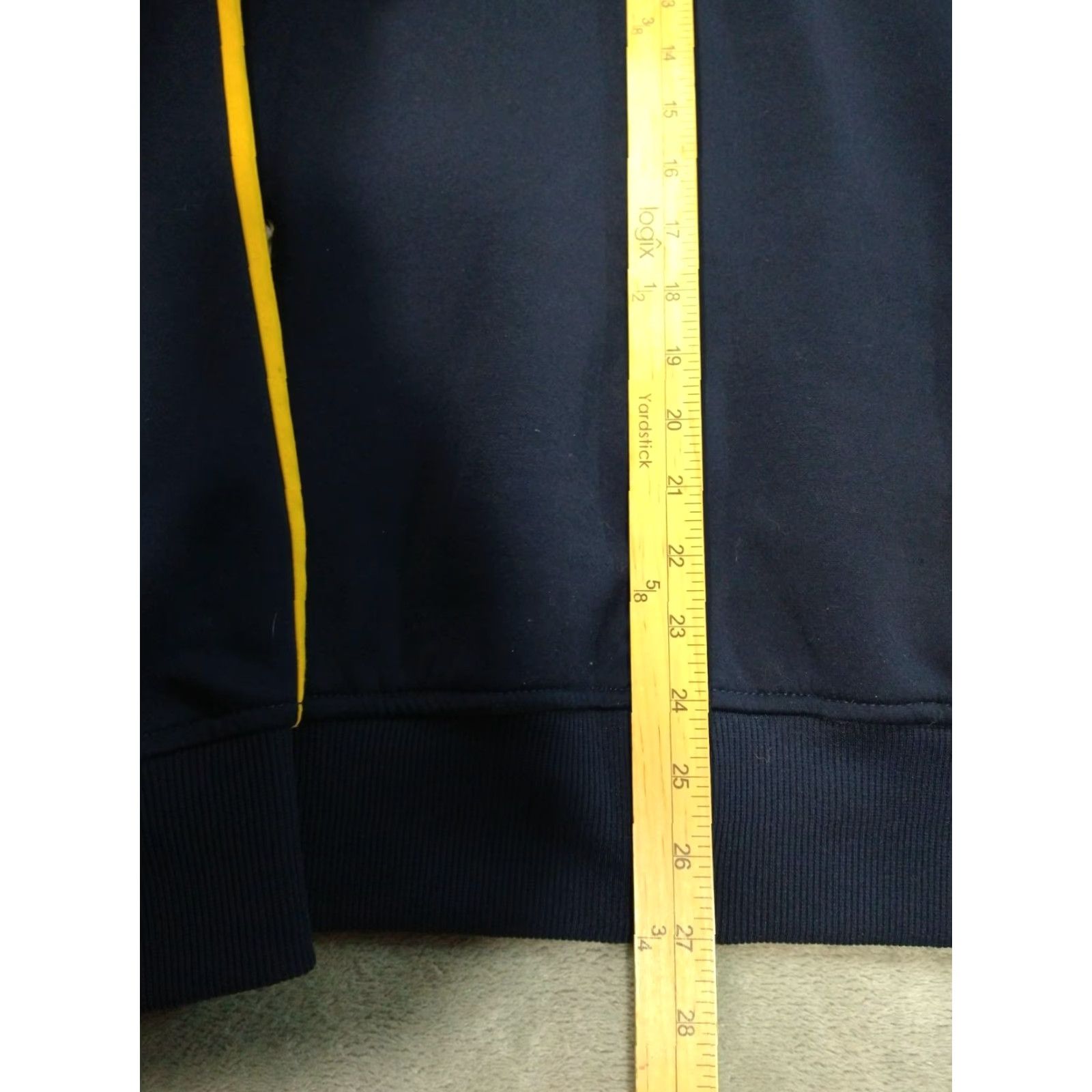 American Eagle Outfitters VINTAGE American Eagle Outfitters Jacket Womens M Blue Varsity Zip 90s College Retro Long Sleeve Solid Embroidered Logo Mid-Length Size M / US 6-8 / IT 42-44 - 4 Thumbnail