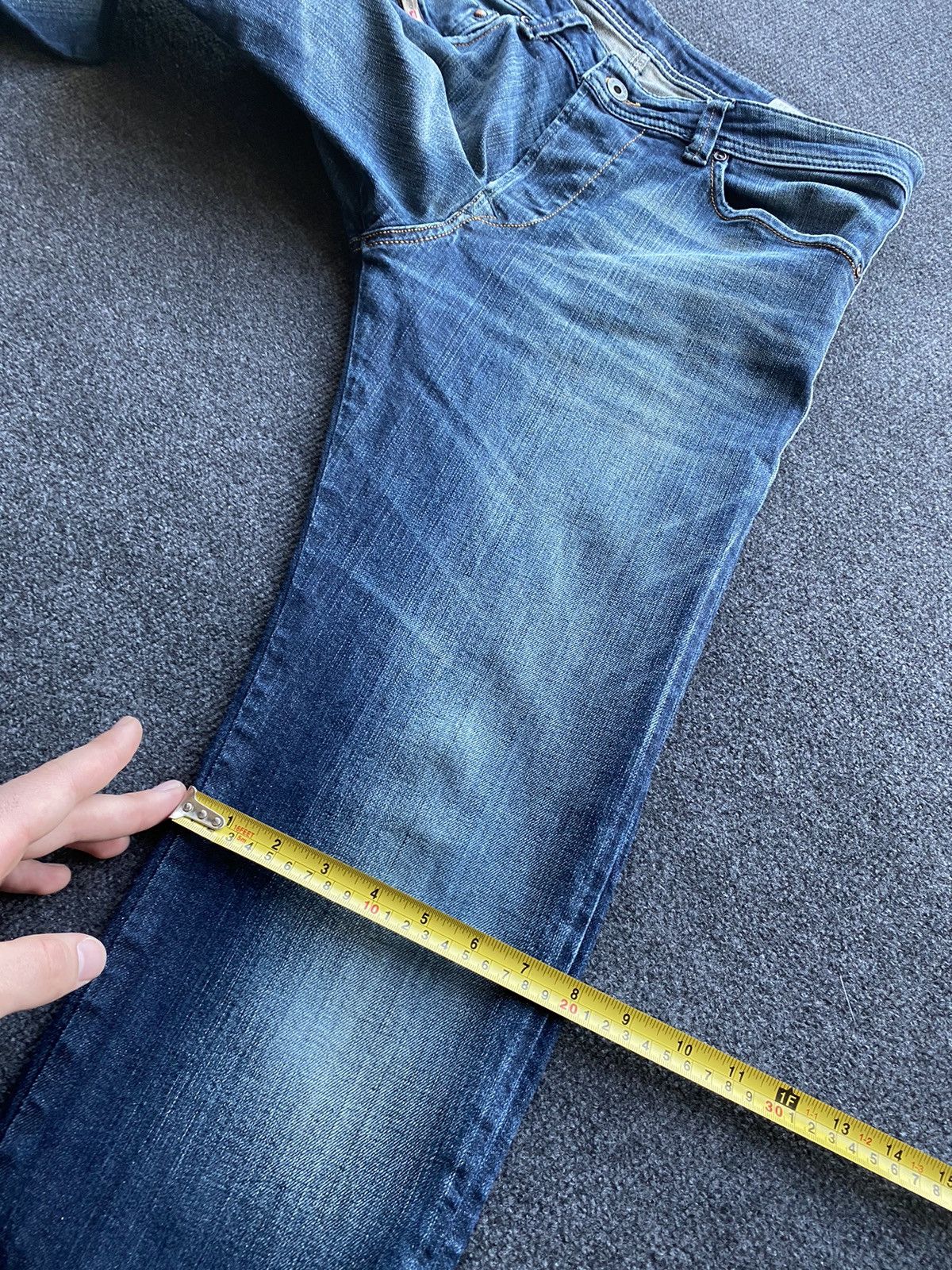Diesel 🔥Opium Punk Diesel darron 32 size blue jeans men gothic emo Size US 32 / EU 48 - 12 Thumbnail