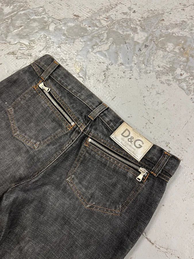 Dolce & Gabbana AW2003 Dolce & Gabbana Multi Zips Grey Jeans Size 27" / US 4 / IT 40 - 10 Thumbnail