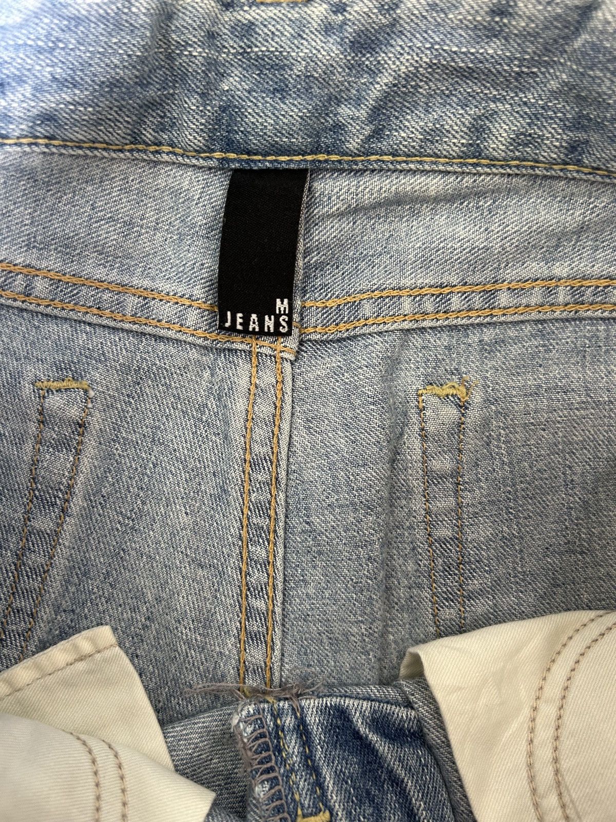 Japanese Brand × MOUSSY Vintage y2k Japanese Moussy Painted Flare Jeans Size US 31 - 9 Thumbnail