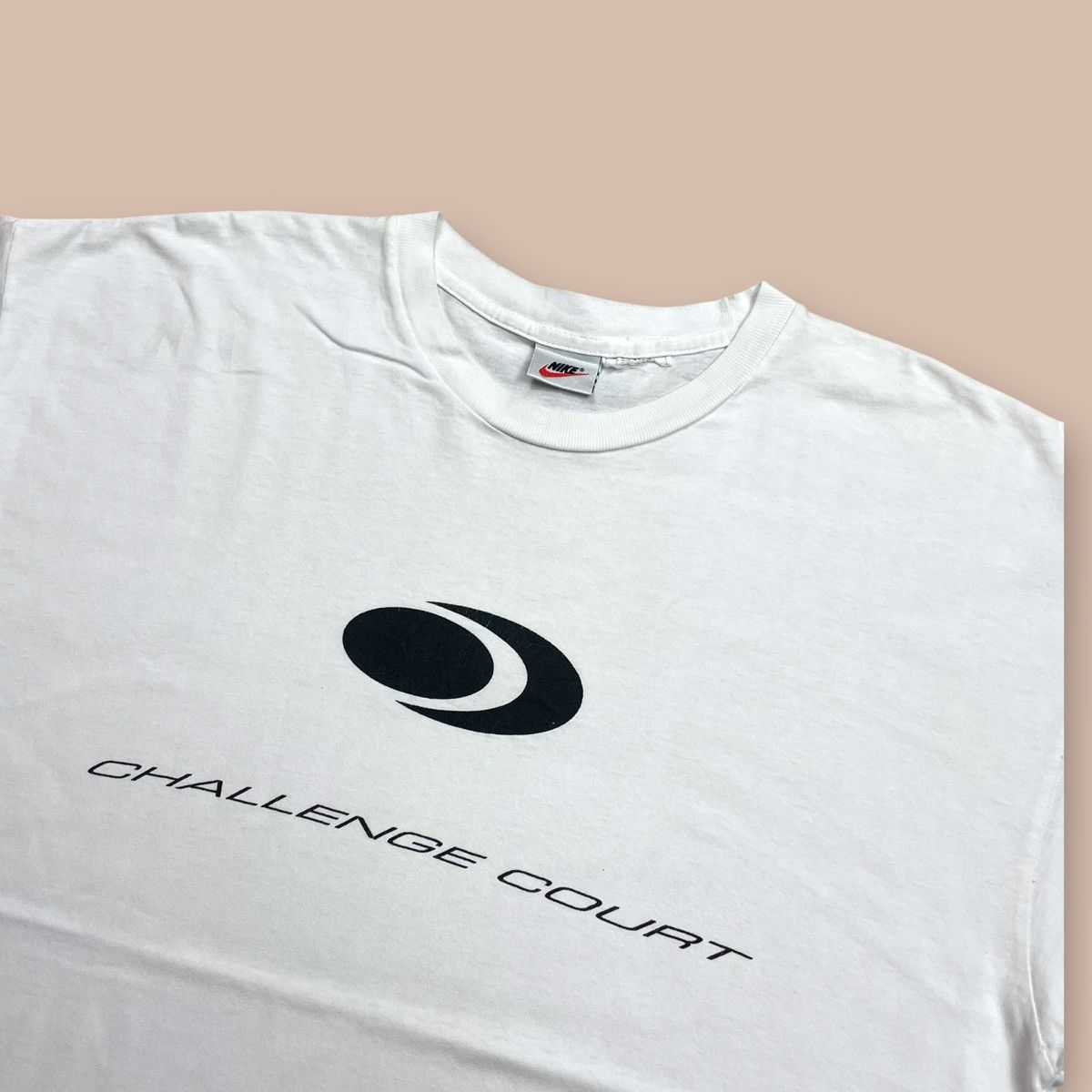 Nike Vintage 90's Nike Challenge Court Tee Size US L / EU 52-54 / 3 - 3 Thumbnail