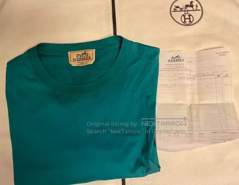 Hermes Hermes Short-sleeve t-shirt Size US L / EU 52-54 / 3 - 1 Thumbnail