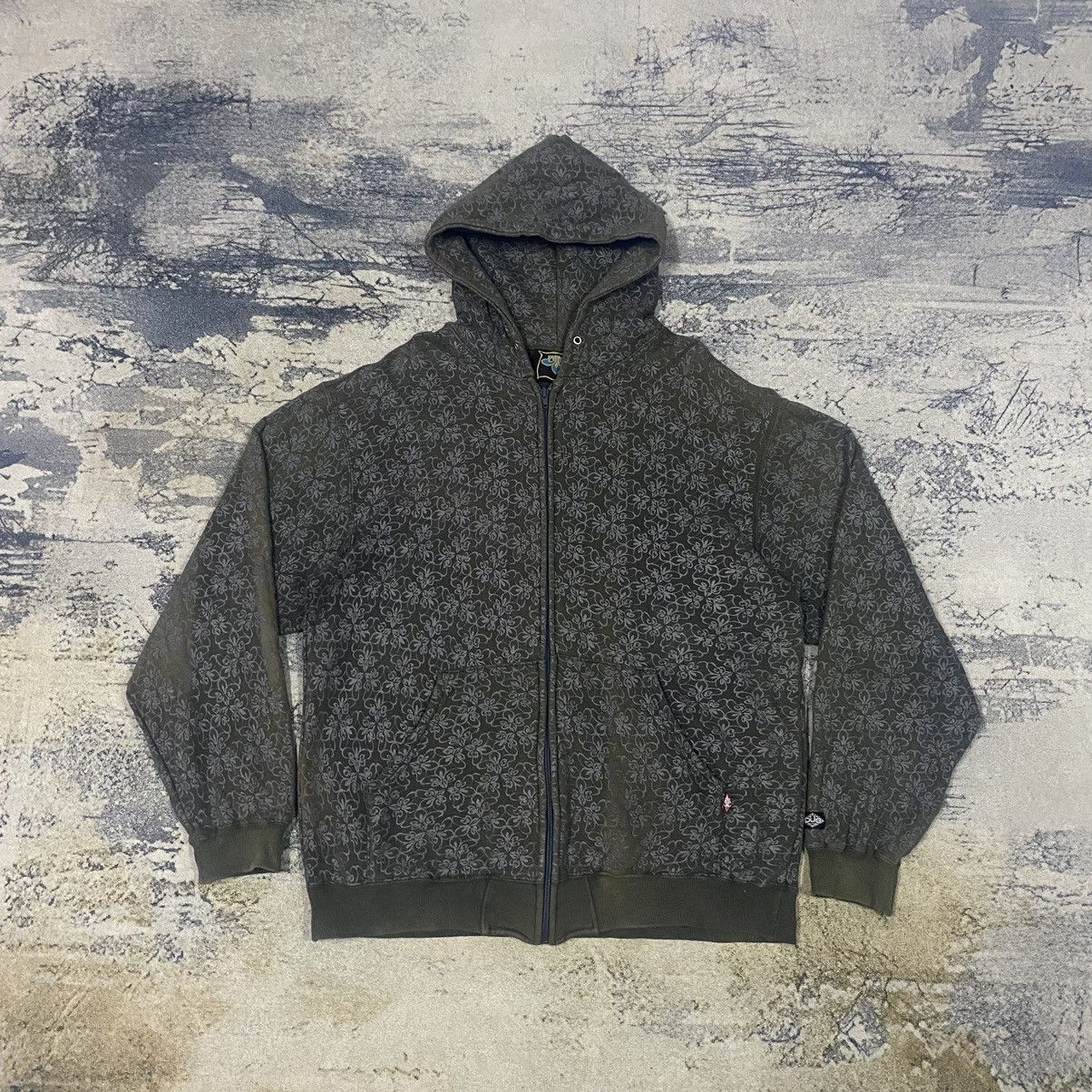 Japanese Brand × Vintage Vintage Japan Monogram Hoodies Zipper Jacket Size US M / EU 48-50 / 2 - 1 Thumbnail