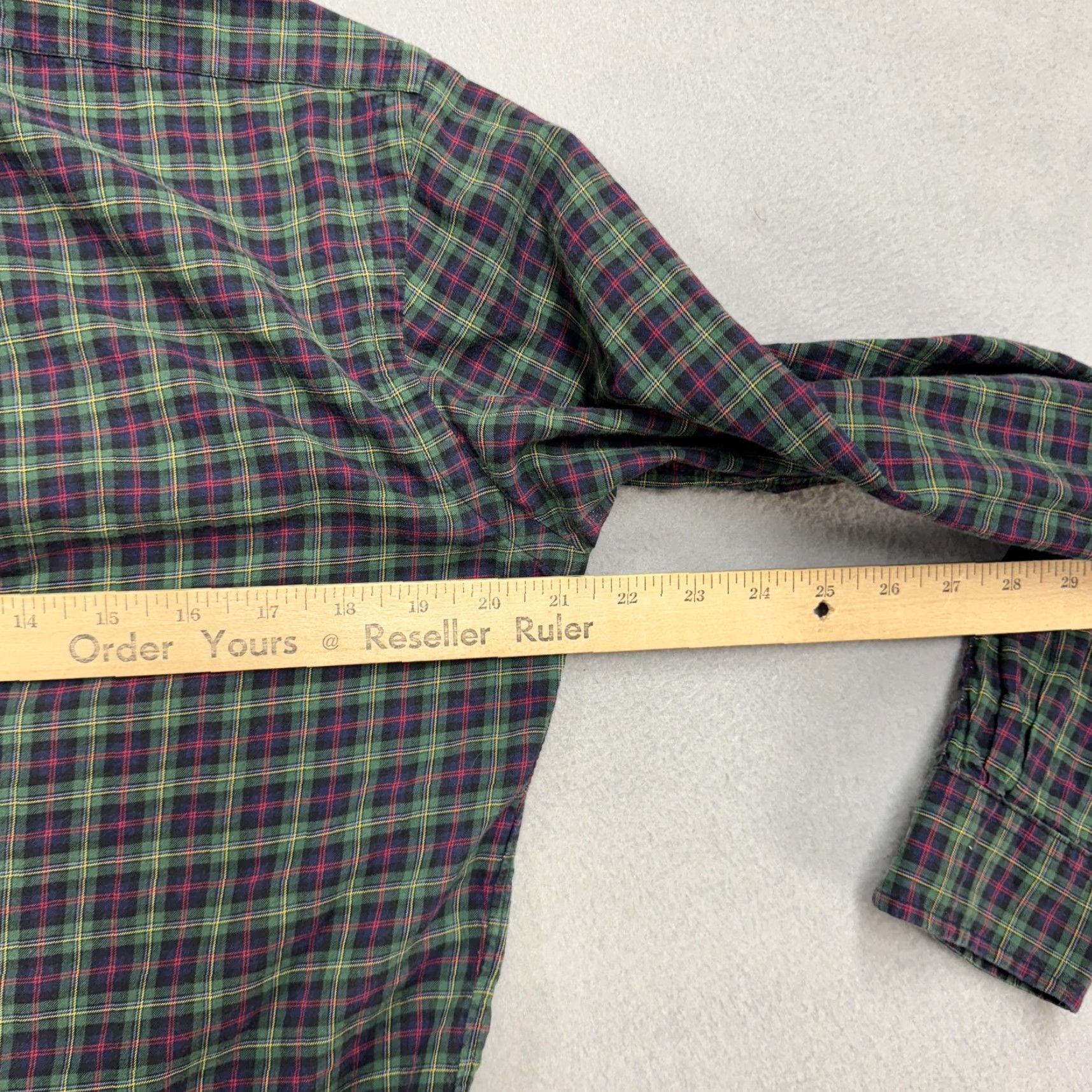 Ralph Lauren Ralph Lauren Shirt Mens Small Green Plaid Button-Down Long Sleeve Casual Size US S / EU 44-46 / 1 - 5 Thumbnail