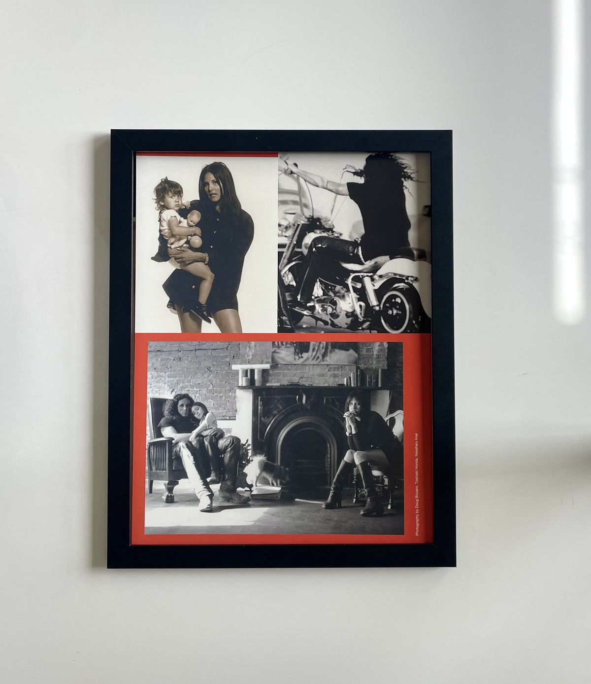 Chrome Hearts × Vintage Chrome Hearts Richard Stark Family photos Poster framed 9x11 Size ONE SIZE - 1 Thumbnail