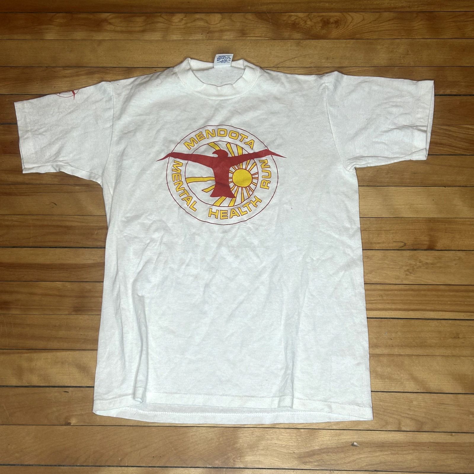 Vintage Vintage 90s Mendota Mental Health Run Medium T-Shirt Size US M / EU 48-50 / 2 - 1 Thumbnail