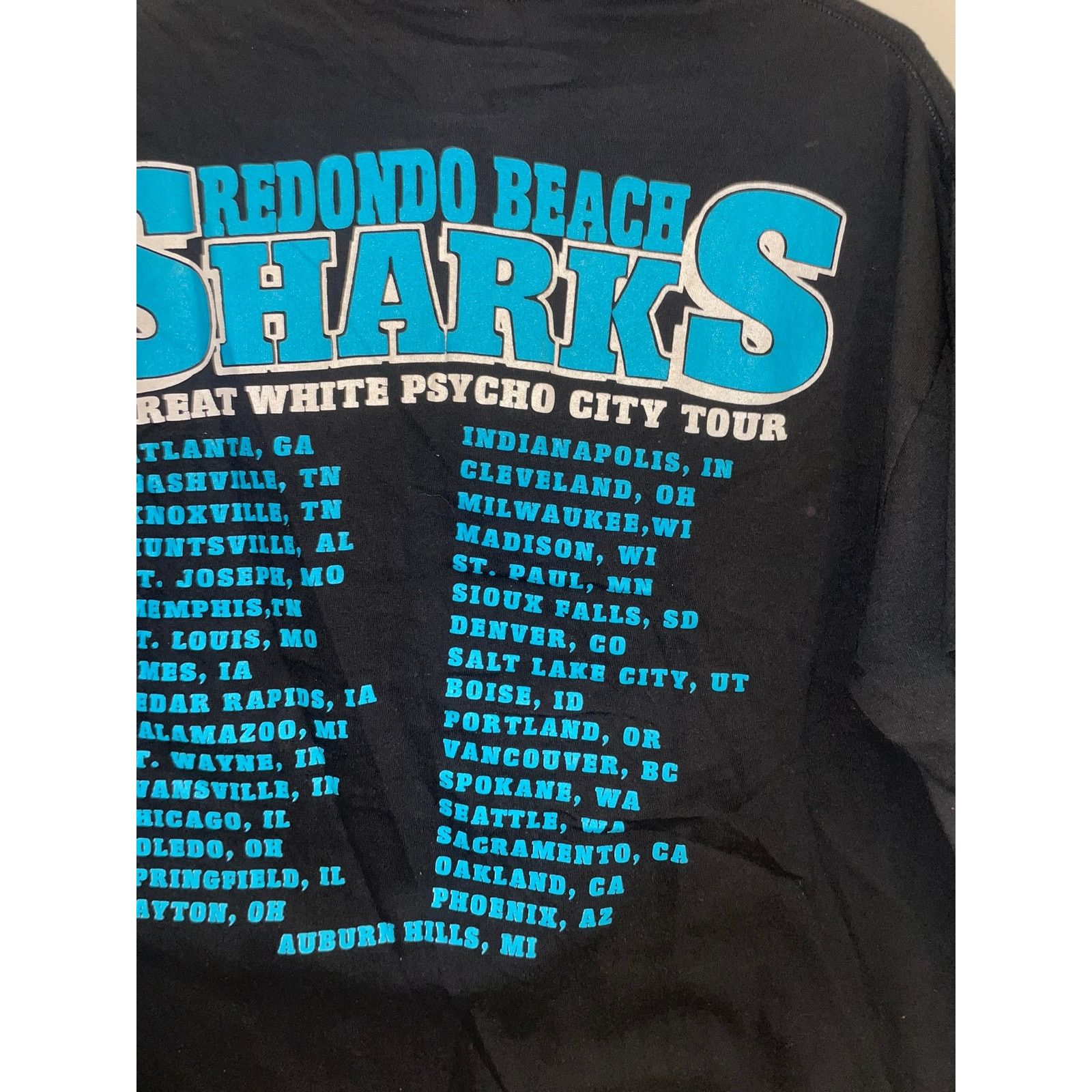 Brockum 1991 Brockum Redondo Beach Sharks Great White Psycho Shirt Size US XL / EU 56 / 4 - 8 Thumbnail
