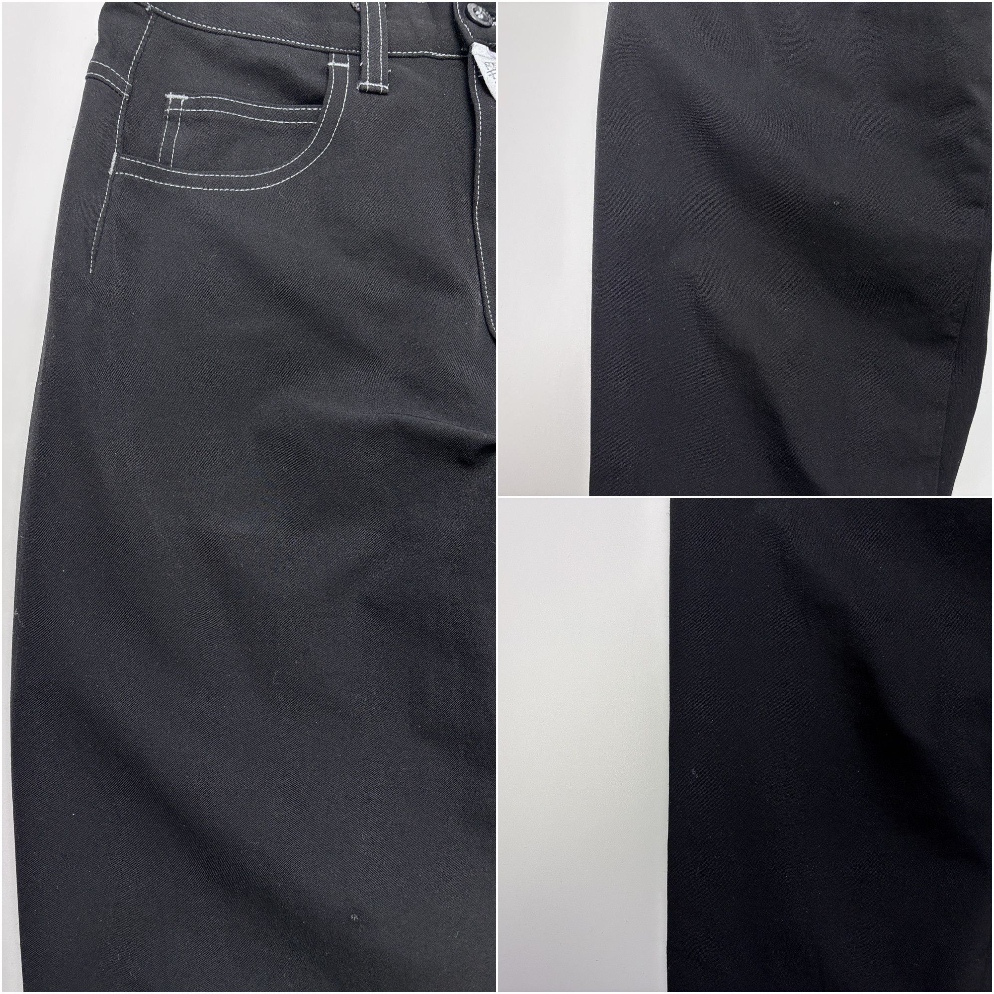 Marithe + Francois Girbaud × Vintage Vintage Marithe Francois Girbaud Pants Black Womens 42 / 26 Size 26" / US 2 / IT 38 - 3 Thumbnail