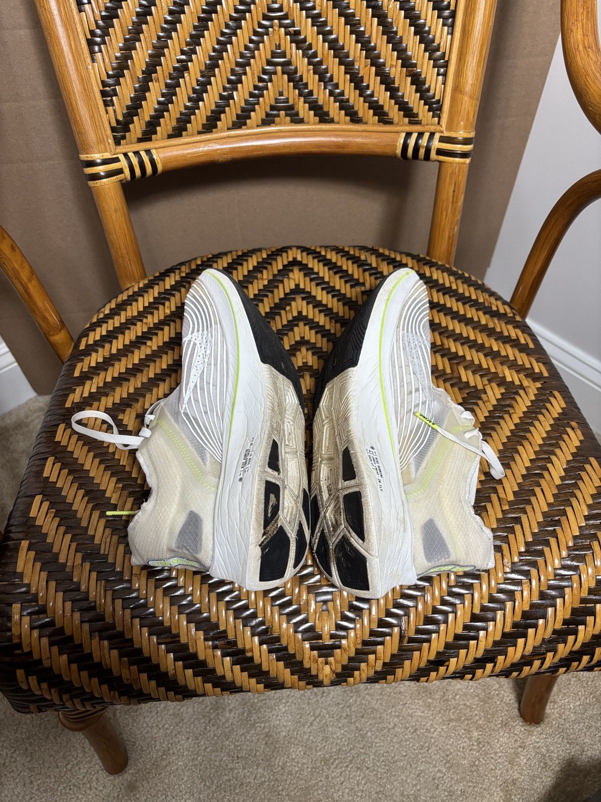Nike Nike Zoom Fly SP White Volt AJ9282-107 Running Shoes Size US 11 / EU 44 - 6 Thumbnail