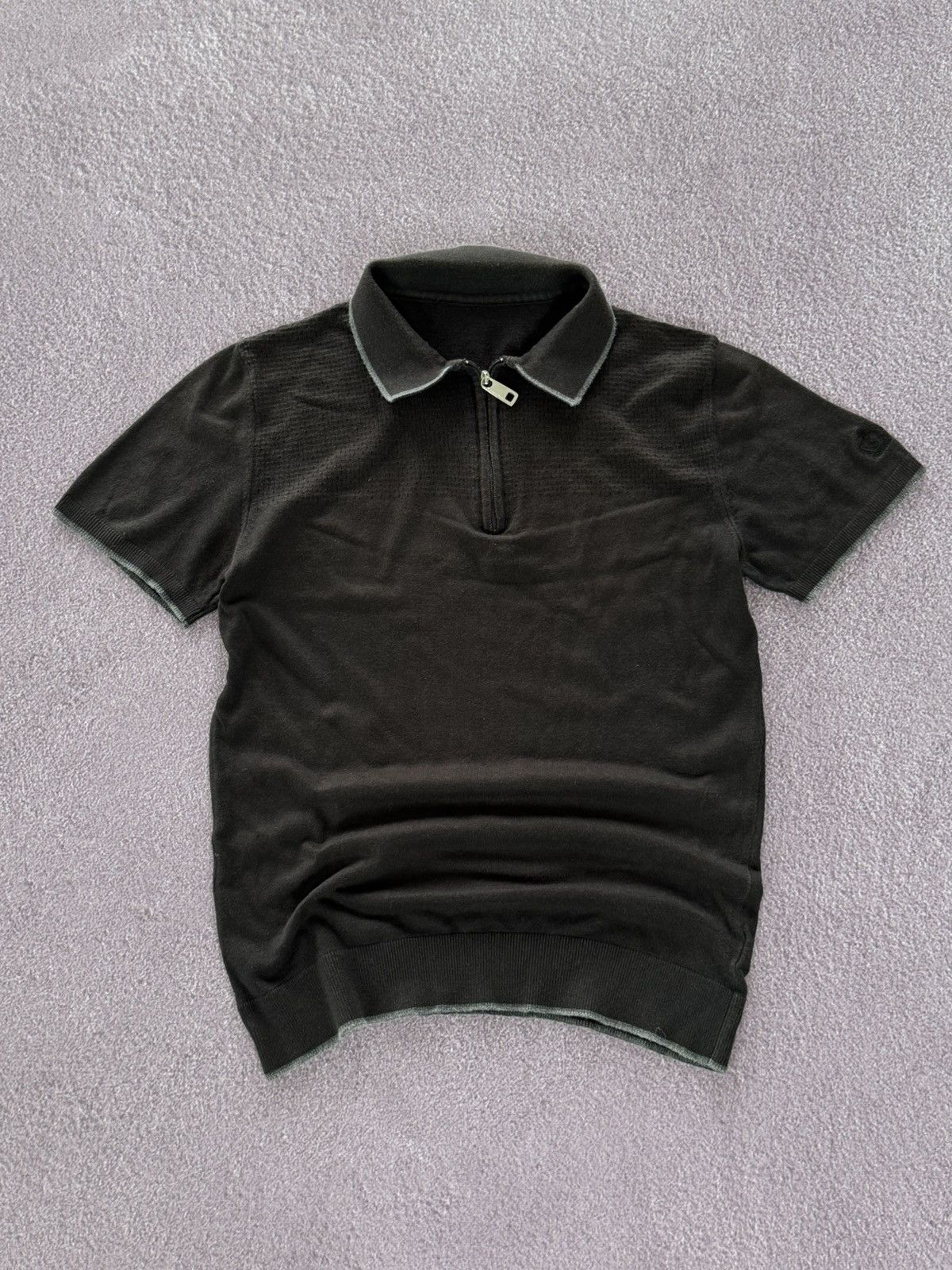 Dolce & Gabbana Dolce & Gabbana D&G Luxury Wool Zip Up Polo Shirt Size S / US 4 / IT 40 - 1 Thumbnail