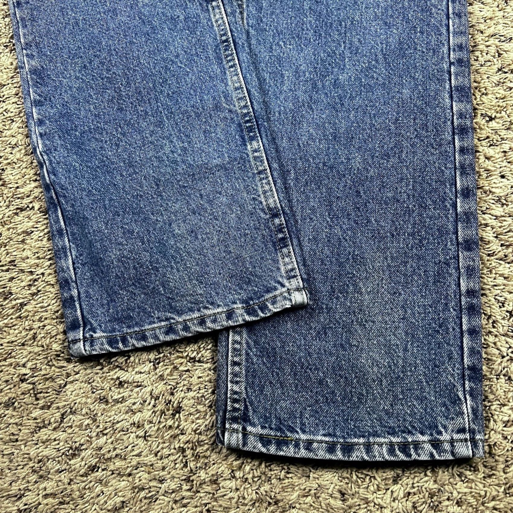 Lee VINTAGE Lee Riders Jeans Mens 38x31 Blue Medium Wash Denim Grunge Logo Jeans Size US 38 / EU 54 - 7 Thumbnail