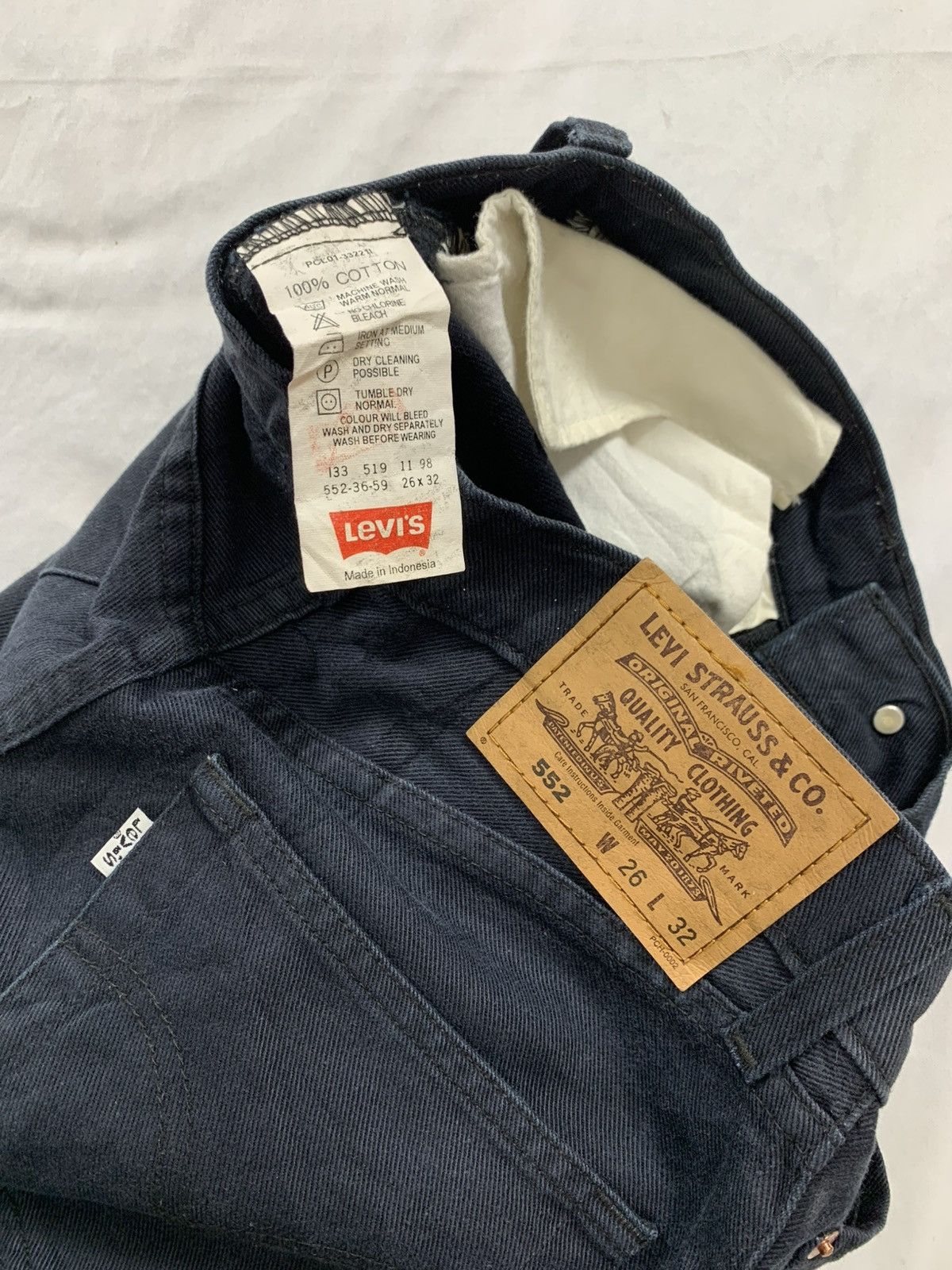 Levi's Vintage Clothing Vintage levis 522 pants Size US 27 - 7 Thumbnail
