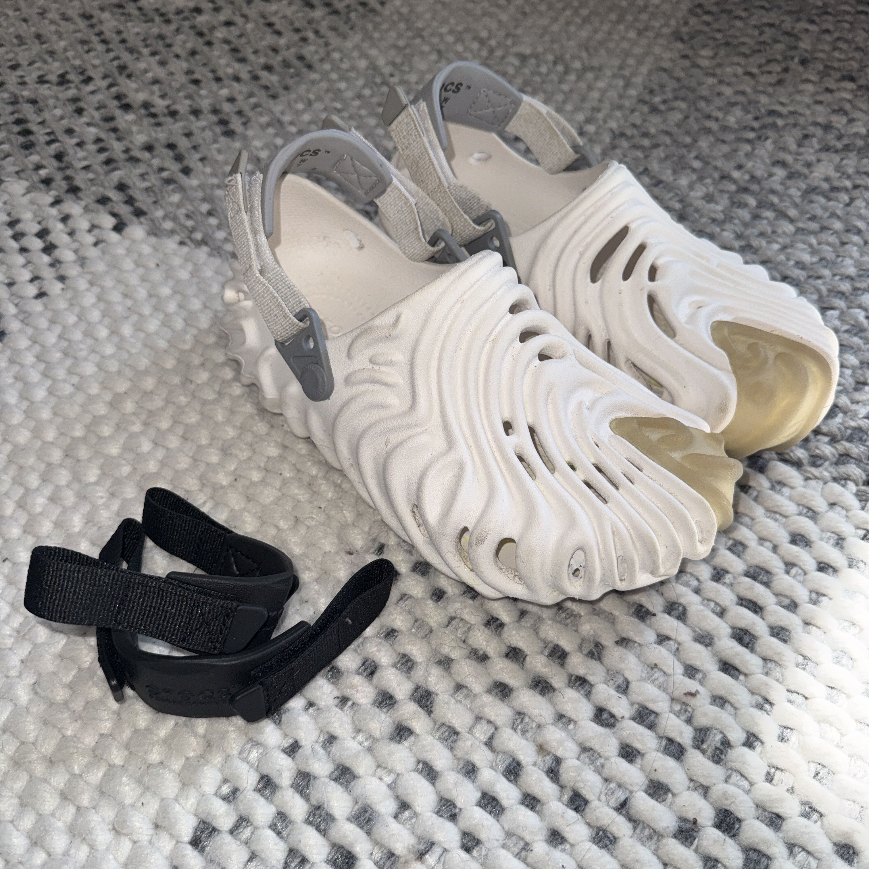 Crocs × Salehe Bembury Pollex (Friends and Family) Spackle Almost White Clogs Size US 5 / EU 37 - 1 Thumbnail