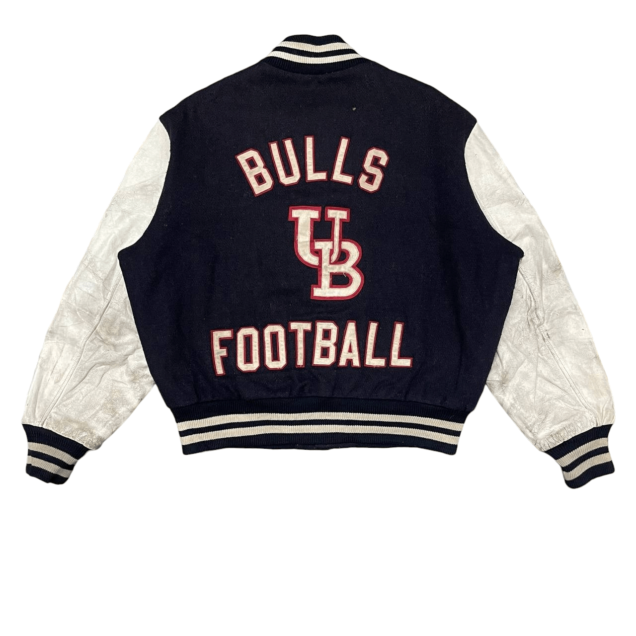 image of Made In USA x Union Made Vintage 80's 90's Empire Sporting Goods Wool Leather Varsity (Size 2XL)